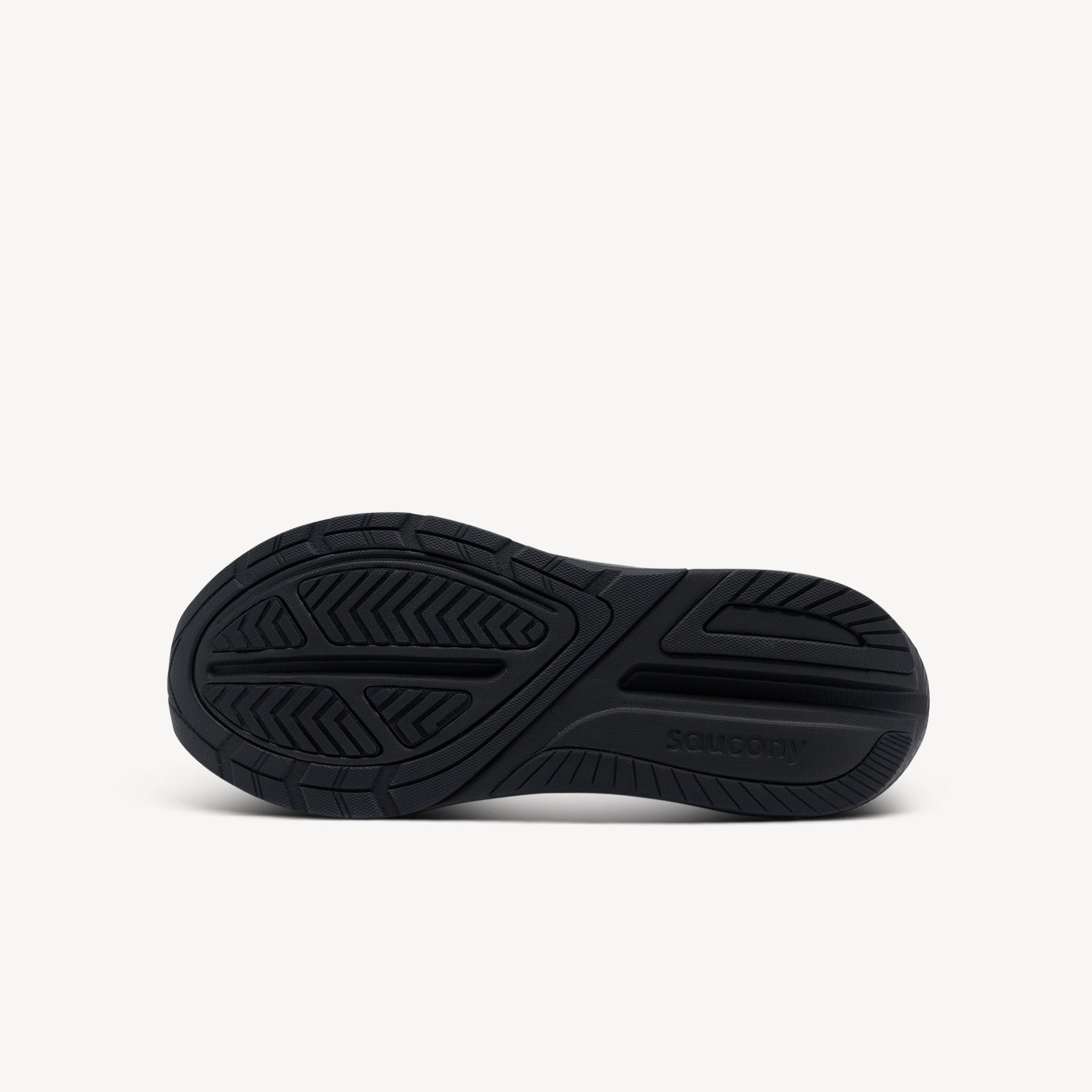 Outsole view of Saucony Echelon 10. Premium XT-900 Carbon Rubber Outsole incorporates full coverage durable rubber construction. Shop now at Profeet Footwear.