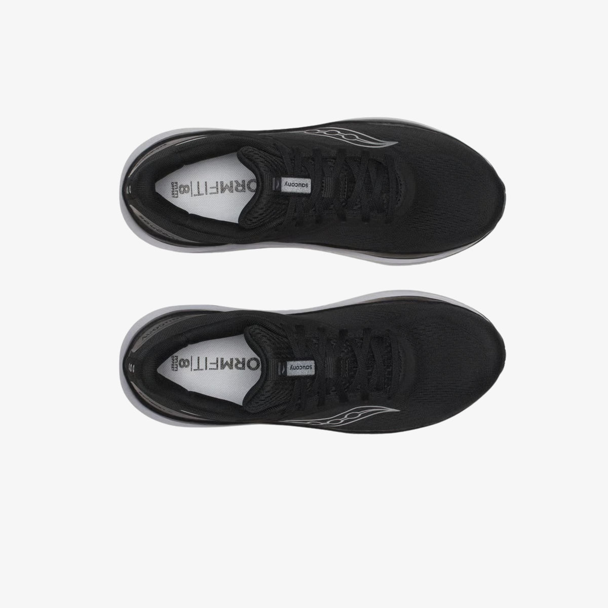 Saucony_Echelon_10_Black _Silver_Mens, top view