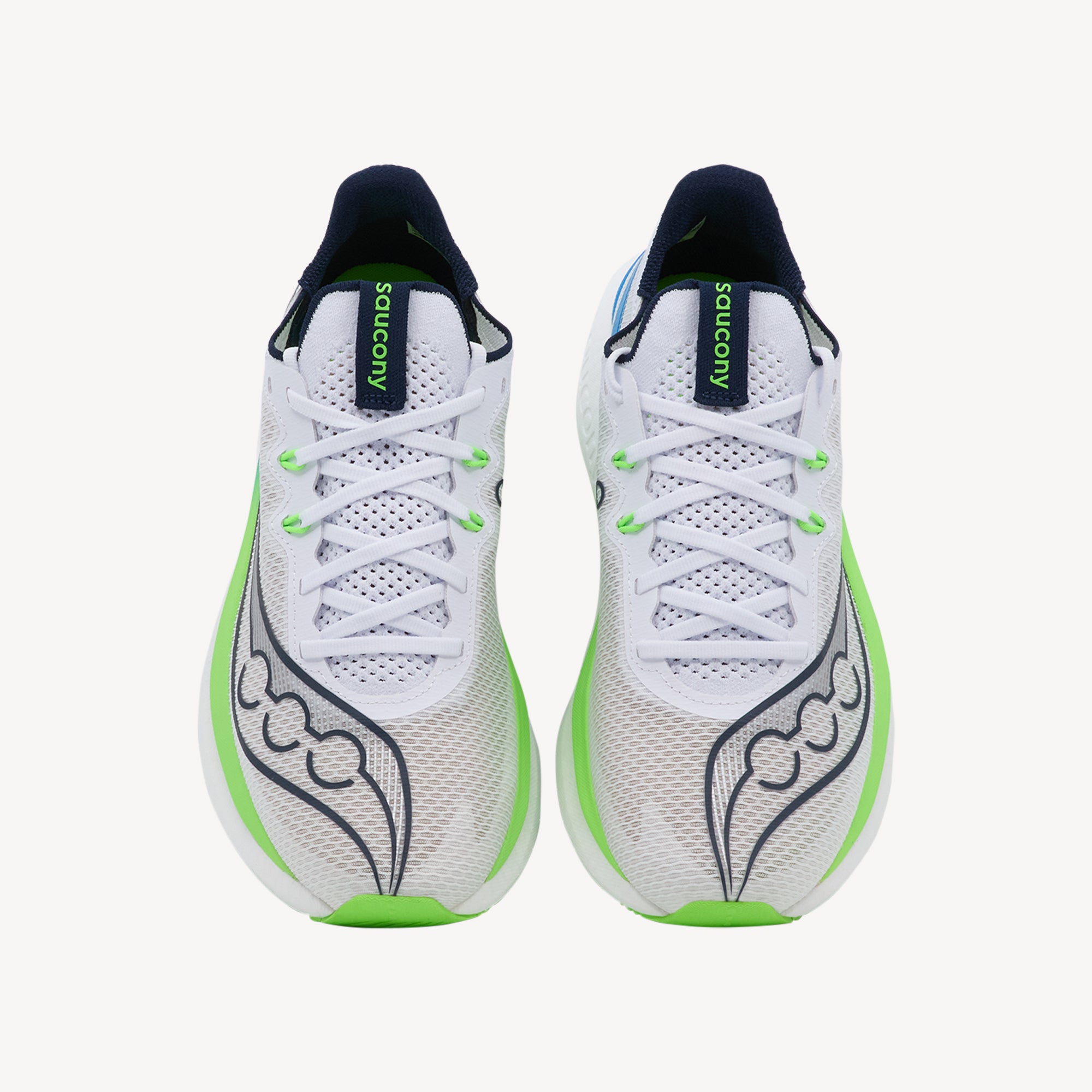 Saucony Endorphin Pro 5 White / Slime Mens