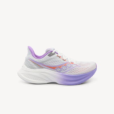 Saucony Endorphin Speed 5 features SpeedRoll technology at Profeet Footwear. Versatile performance trainer for tempo runs and race day. Shop now.