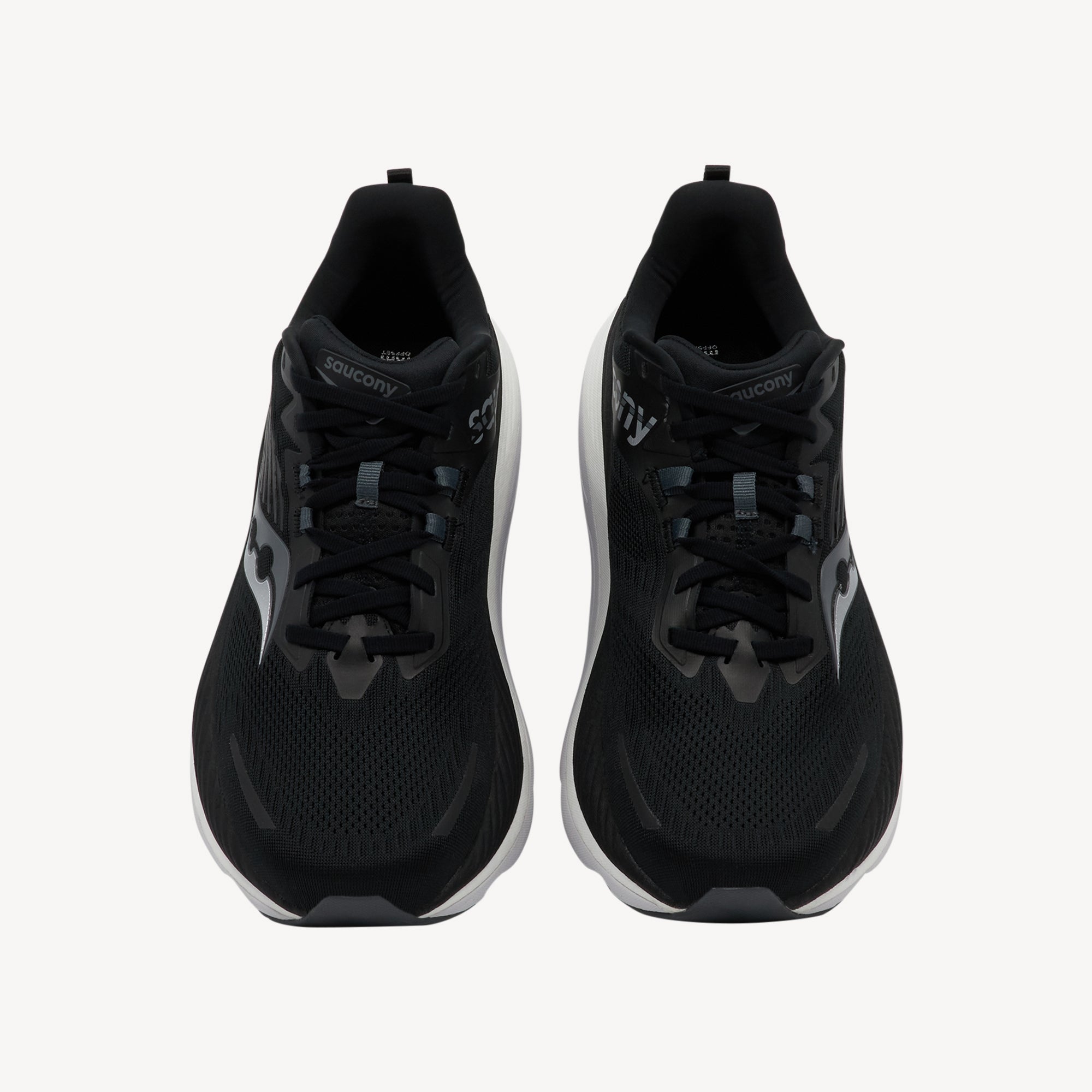 Saucony Hurricane 24 Black / Carbon Mens