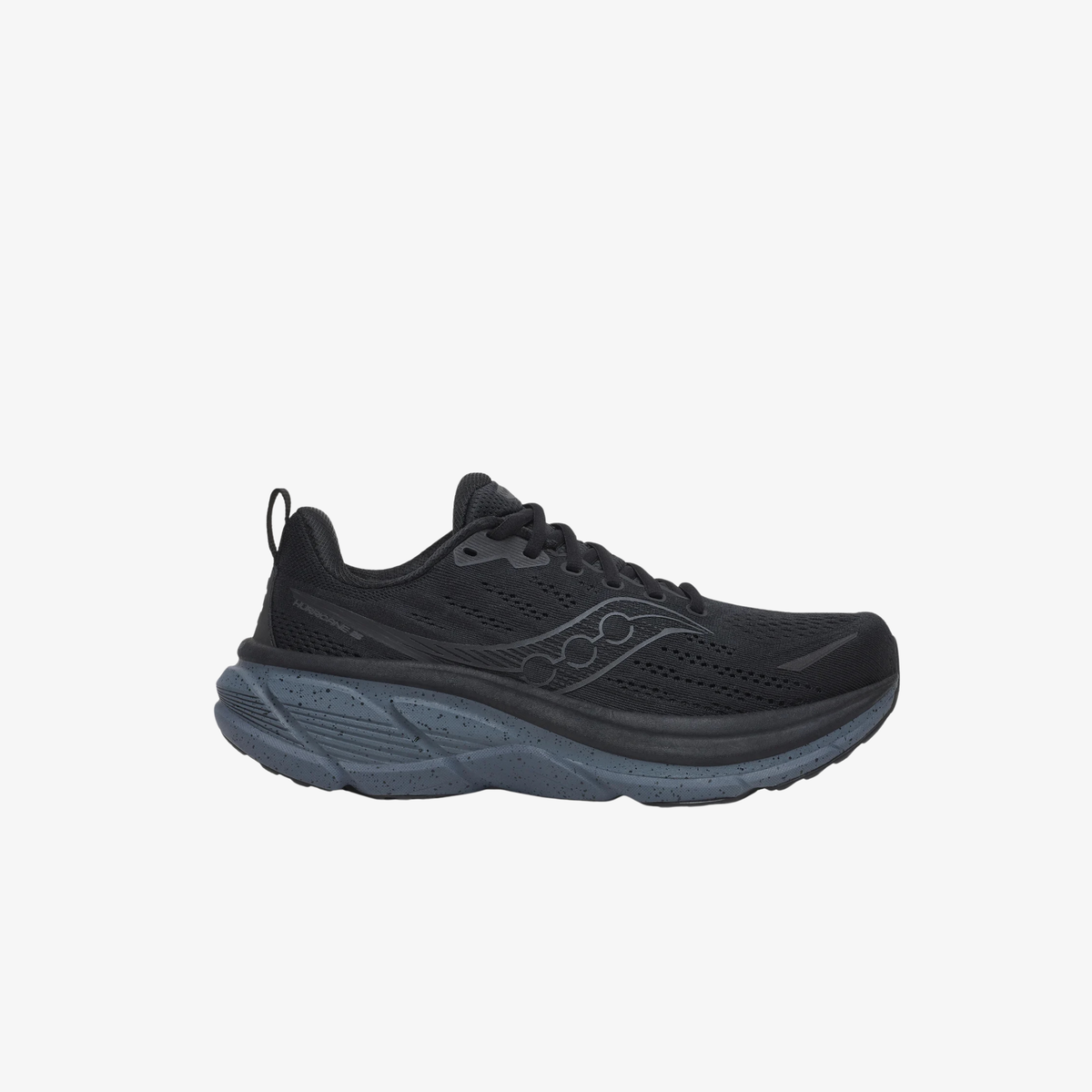 Saucony Hurricane 25 Black / Shadow Mens, hero side