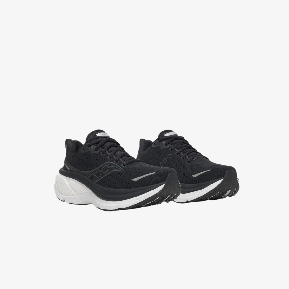 Saucony_Hurricane_25_Black_White_Womens, side view