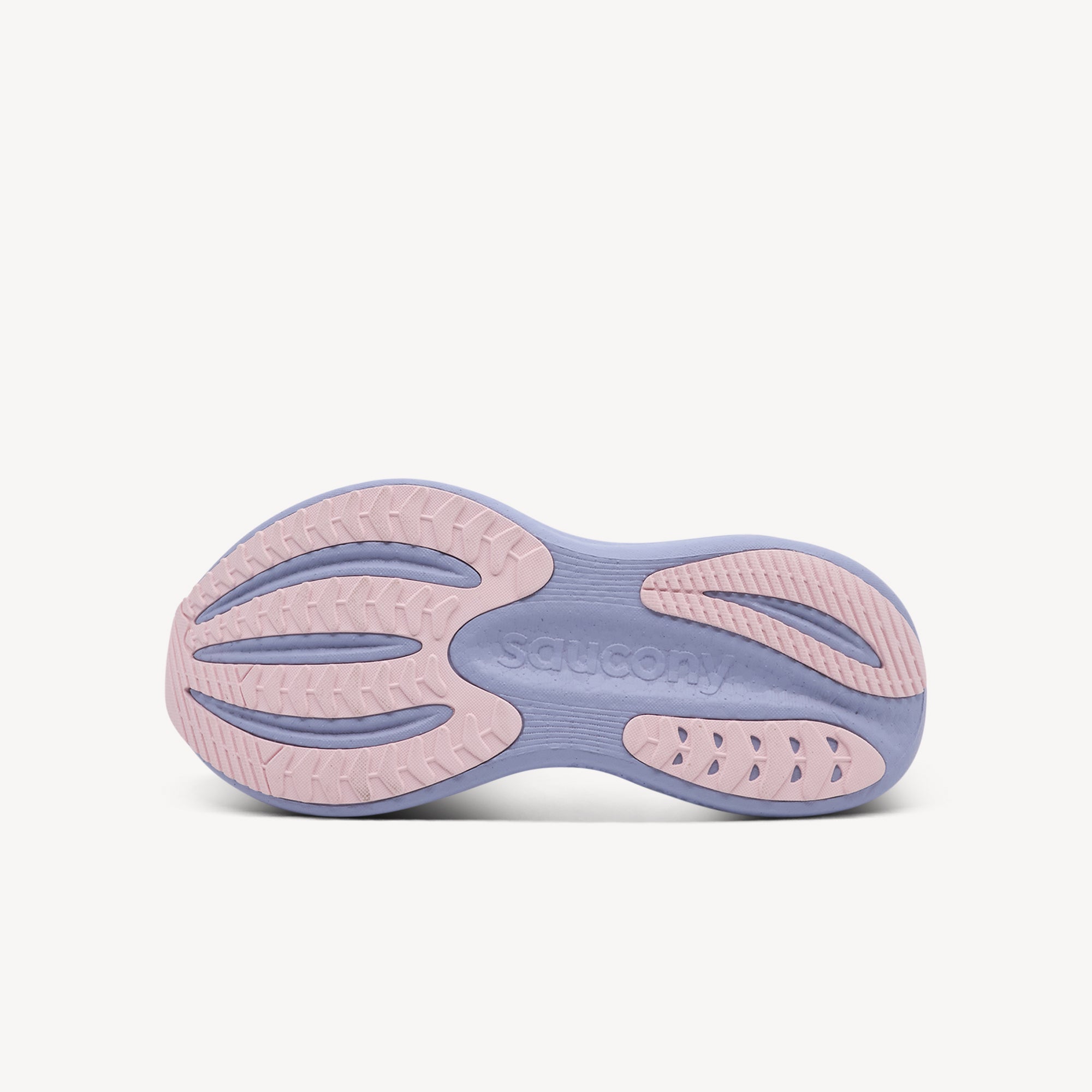 Outsole view of Saucony Triumph 23. Redesigned XT-900 Carbon Rubber Outsole features strategic high-density compound coverage. Shop now at Profeet Footwear.