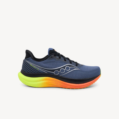 Saucony Triumph 23 features plush PWRRUN PB cushioning at Profeet Footwear. Lightweight premium running shoe for maximum comfort on long miles. Shop now.