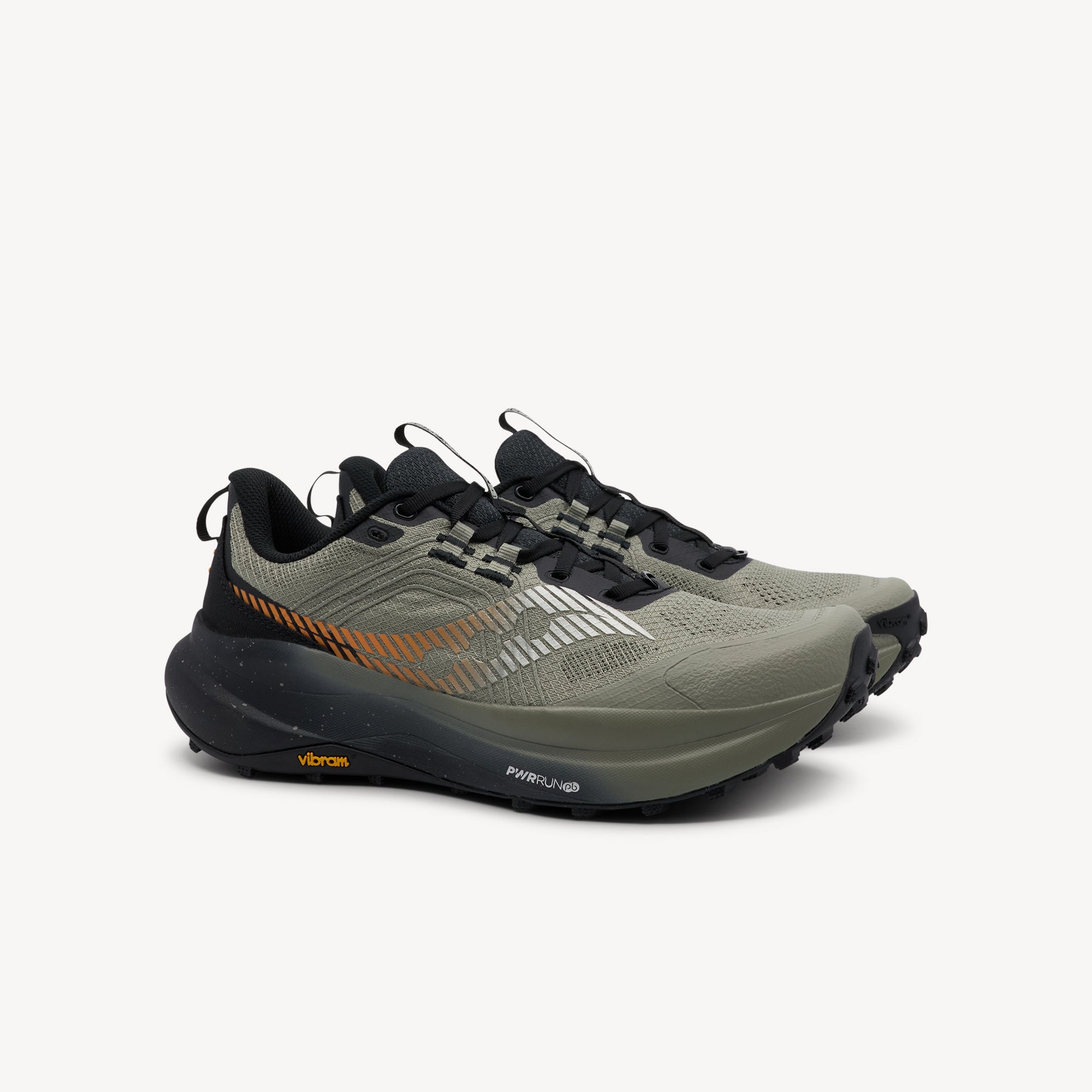 Side view of SAUCONY XODUS ULTRA 4 features plush trail cushioning and rugged protection at Profeet Footwear. Purpose-built ultra trail shoe. Expert-fitted.