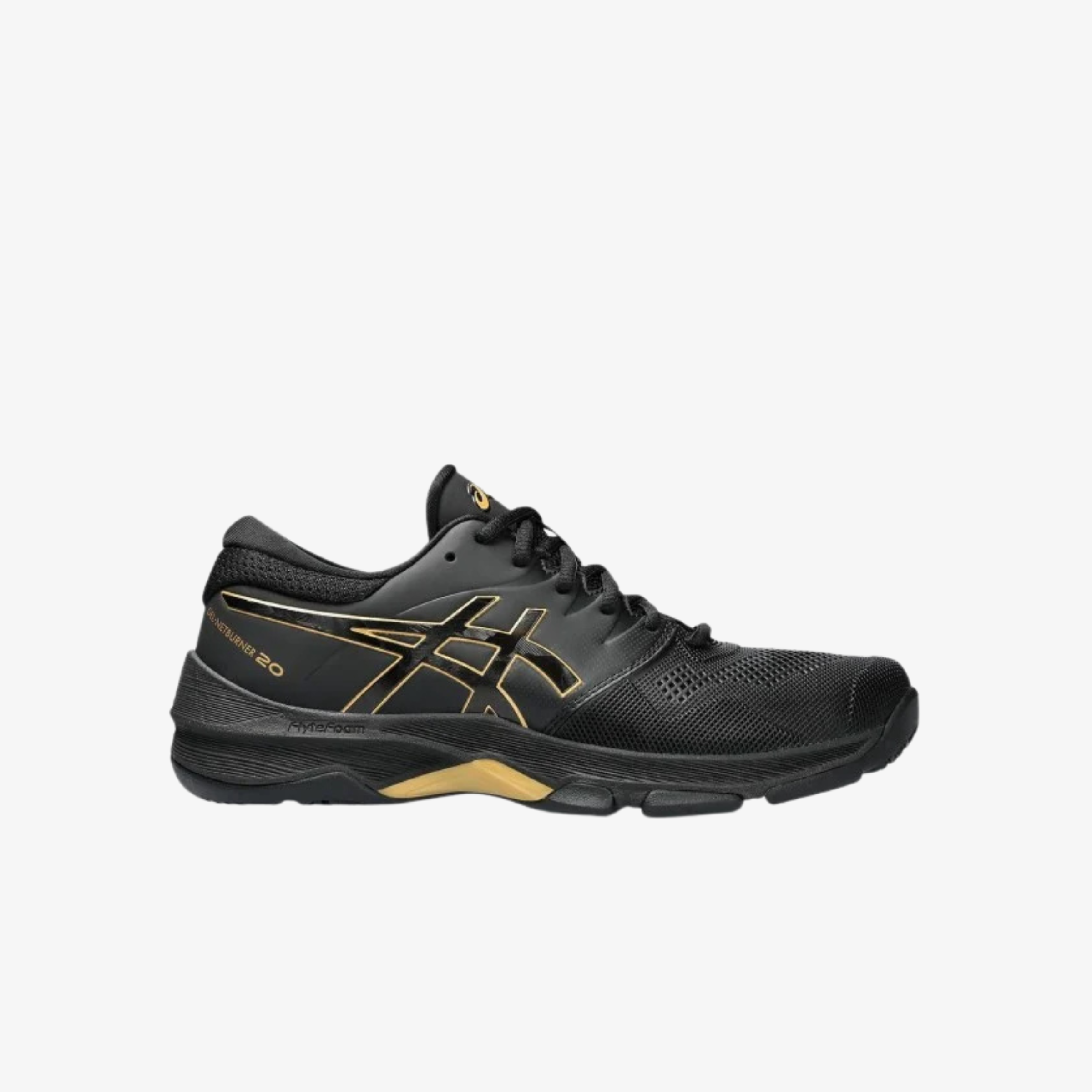 Asics Gel-Netburner 20 Black / Pure Gold Womens