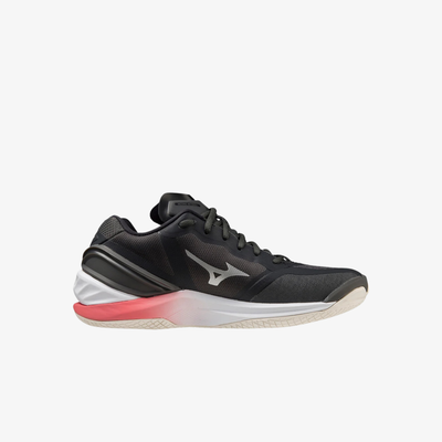 Mizuno Wave Stealth Neo NB Black Oyster / Sun Kissed Coral / Pastel Lilac Womens