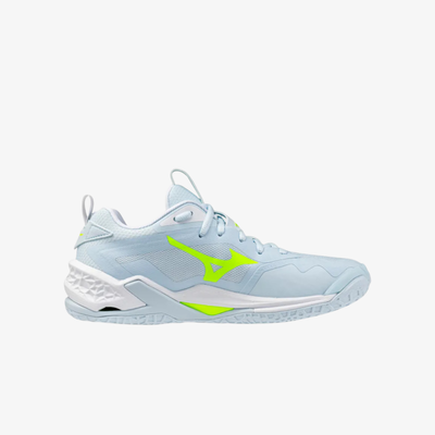 Mizuno Wave Stealth Neo 2 NB Ice Water / Lightning Yellow Womens