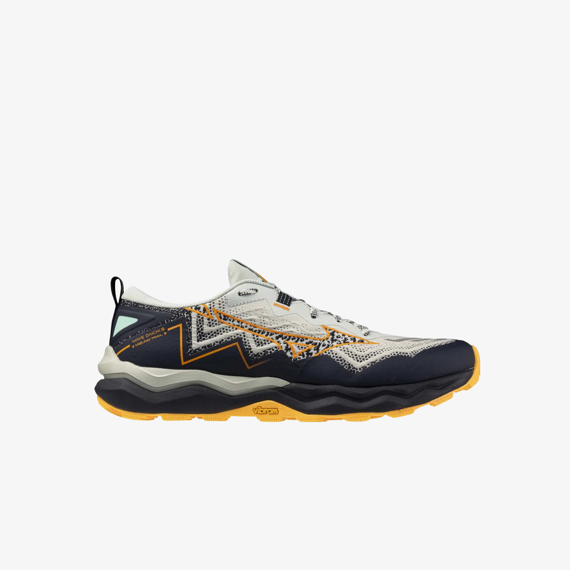 Mizuno Wave Daichi 9 Mercury / Tangelo / Tang Orange Mens