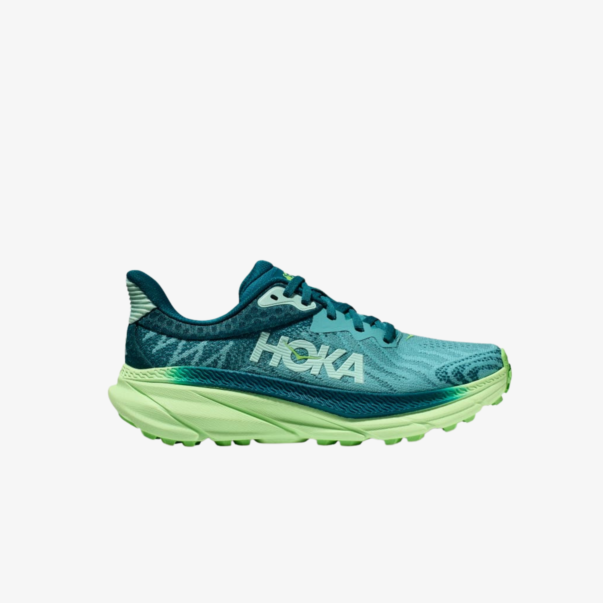Hoka Challenger ATR 7 Ocean Mist / Lime Glow Womens