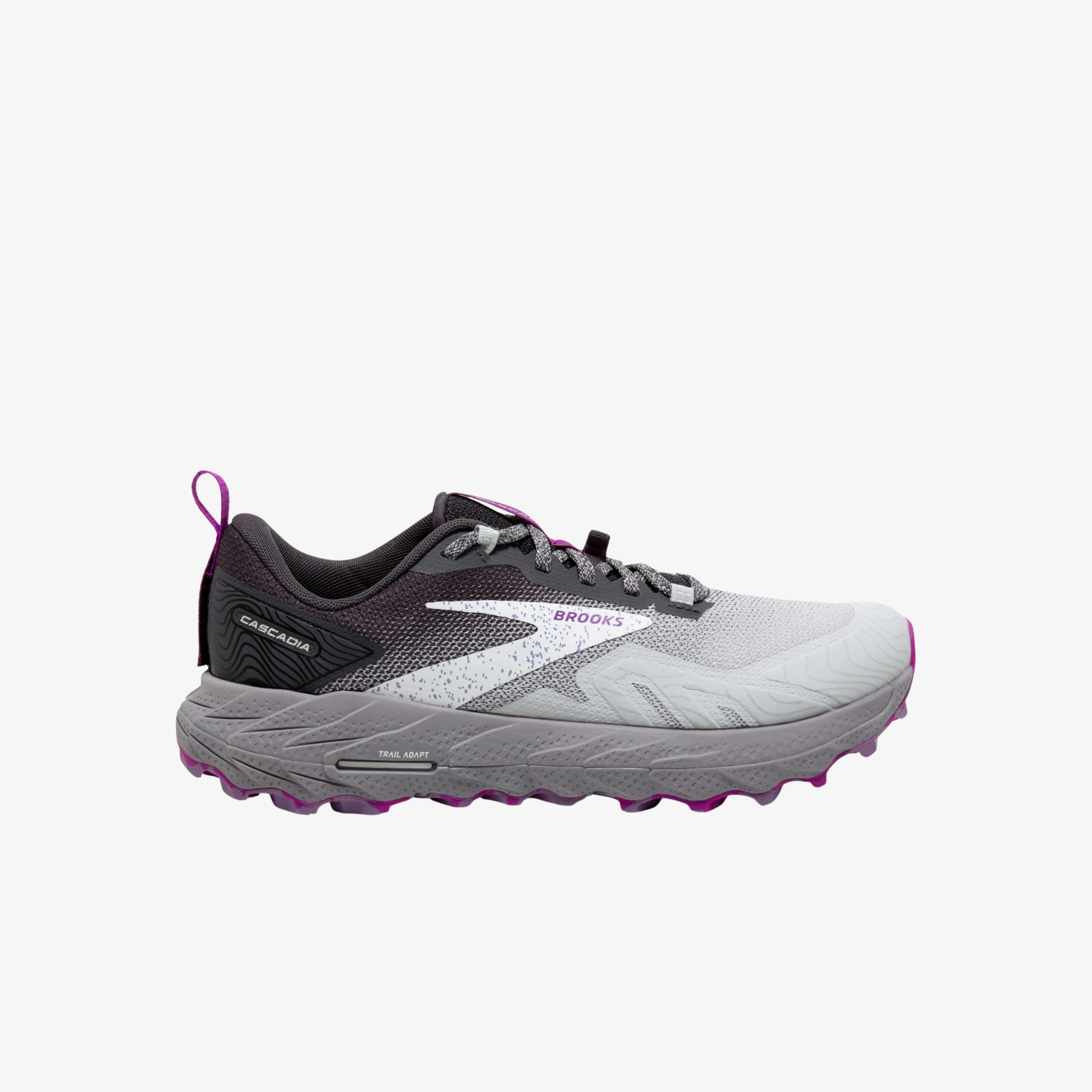 Brooks Cascadia 17 Oyster / Blackened Pearl / Purple Womens