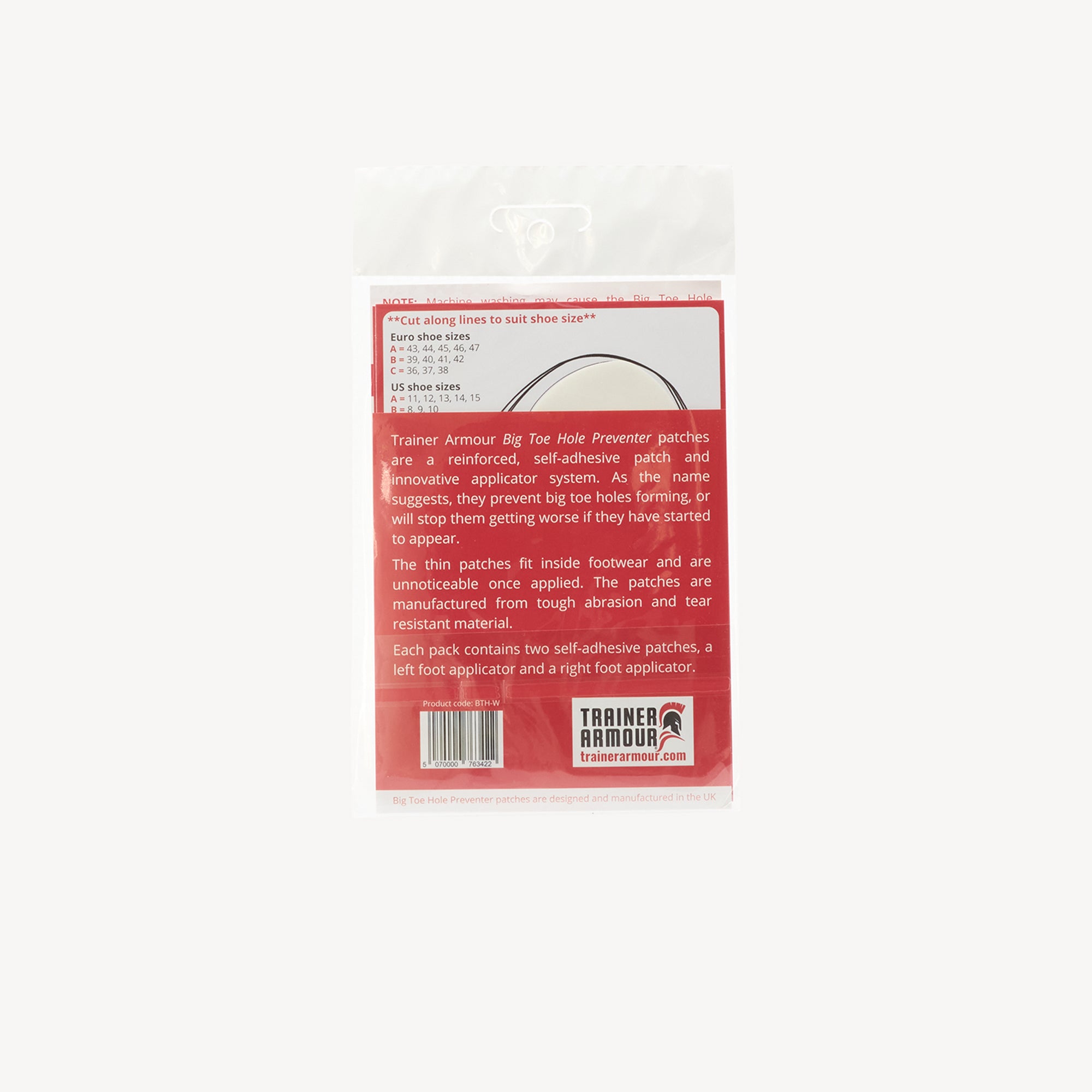 Trainer Armour Big Toe Preventer White