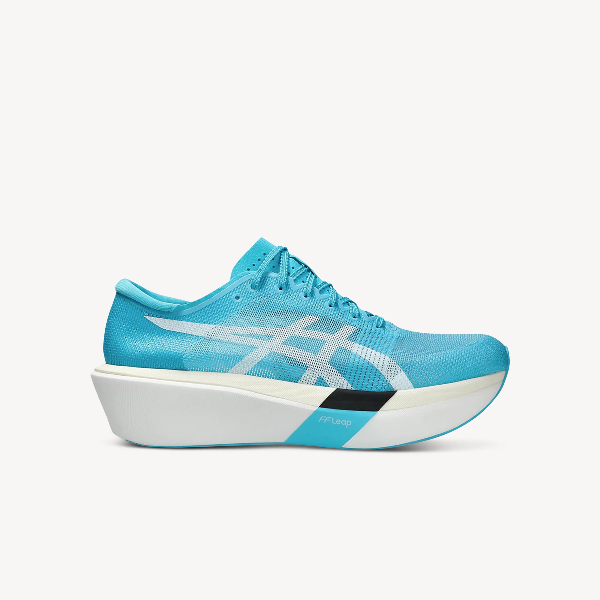 ASICS Metaspeed Sky Tokyo Aquarium/White unisex – carbon plate race shoe engineered for stride-type runners. Shop now at ProFeet Footwear.