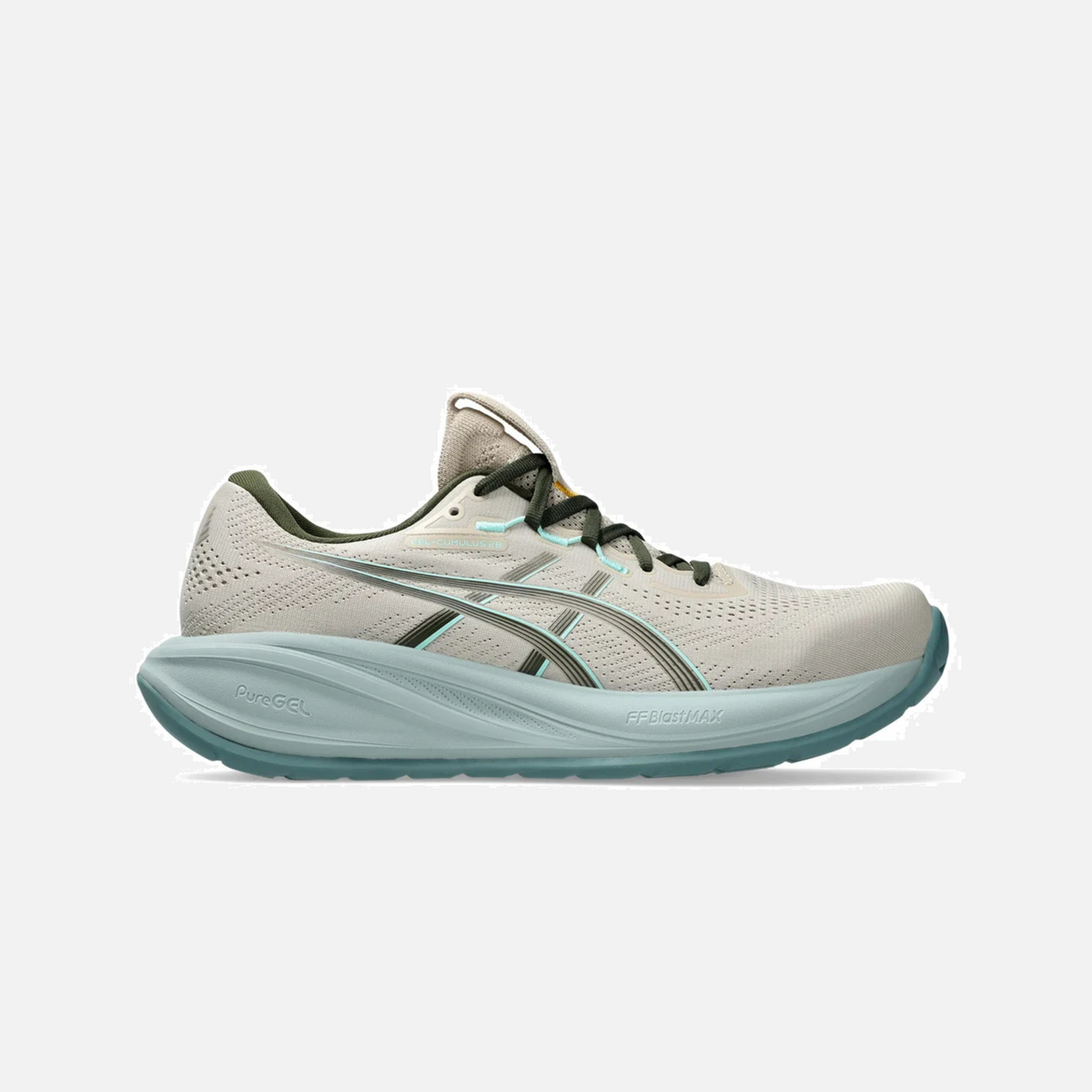 Asics Cumulus 28 Simply Taupe / Vintage Khaki Mens