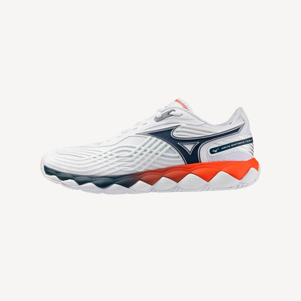 Mizuno Wave Enforce Tour 2 AC White / Insignia Blue / Orange Mens