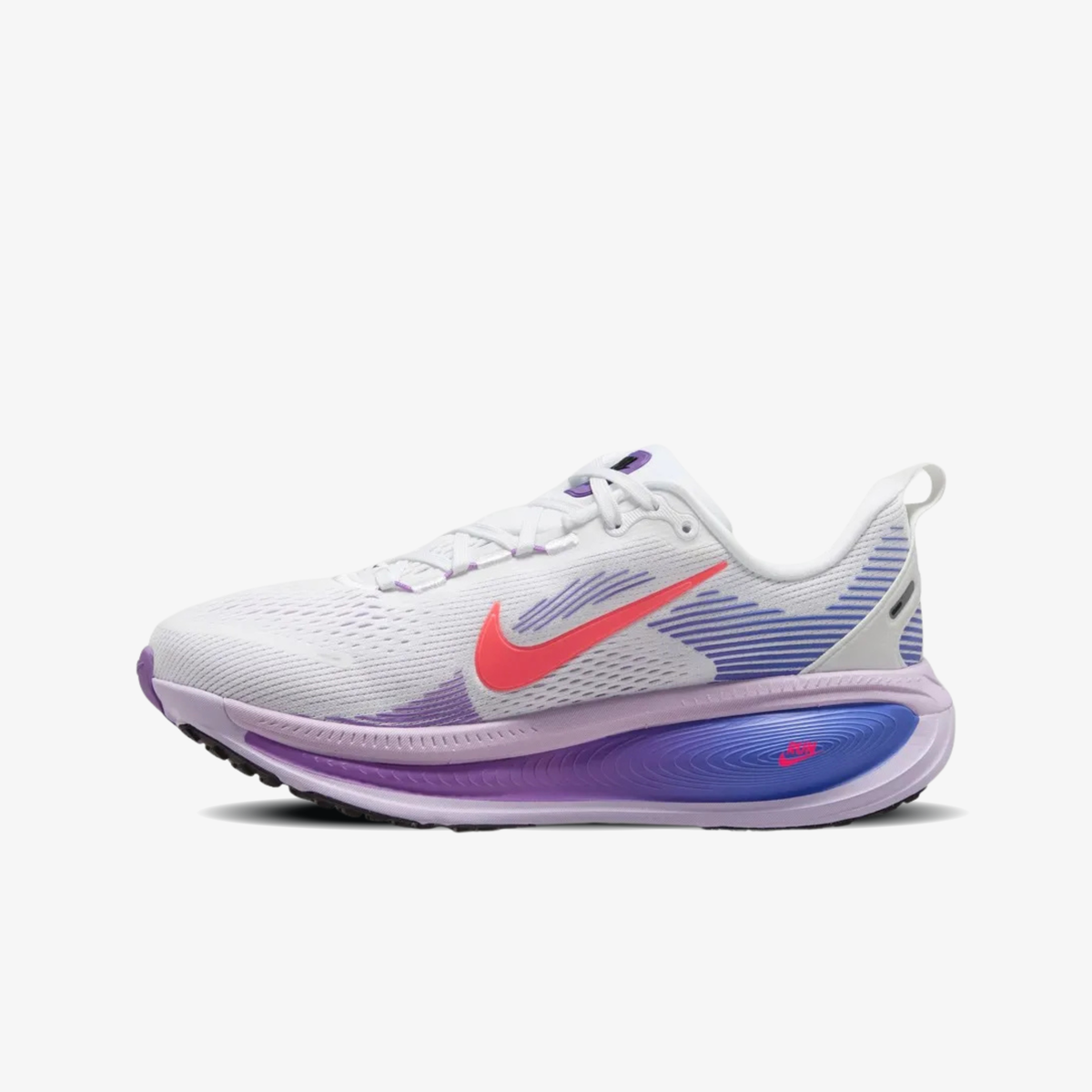 Nike Vomero 18 White / Hot Lava / Violet Mist Womens