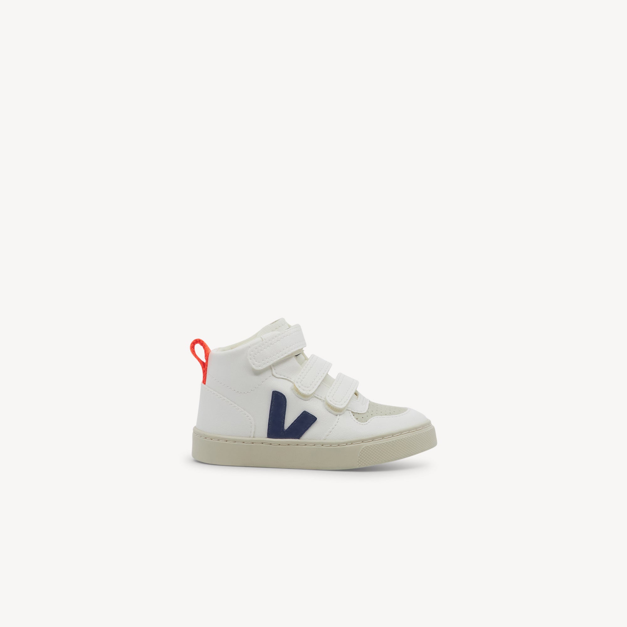 Veja V-10 Mid CWL White / Cobalt / Orange Kids
