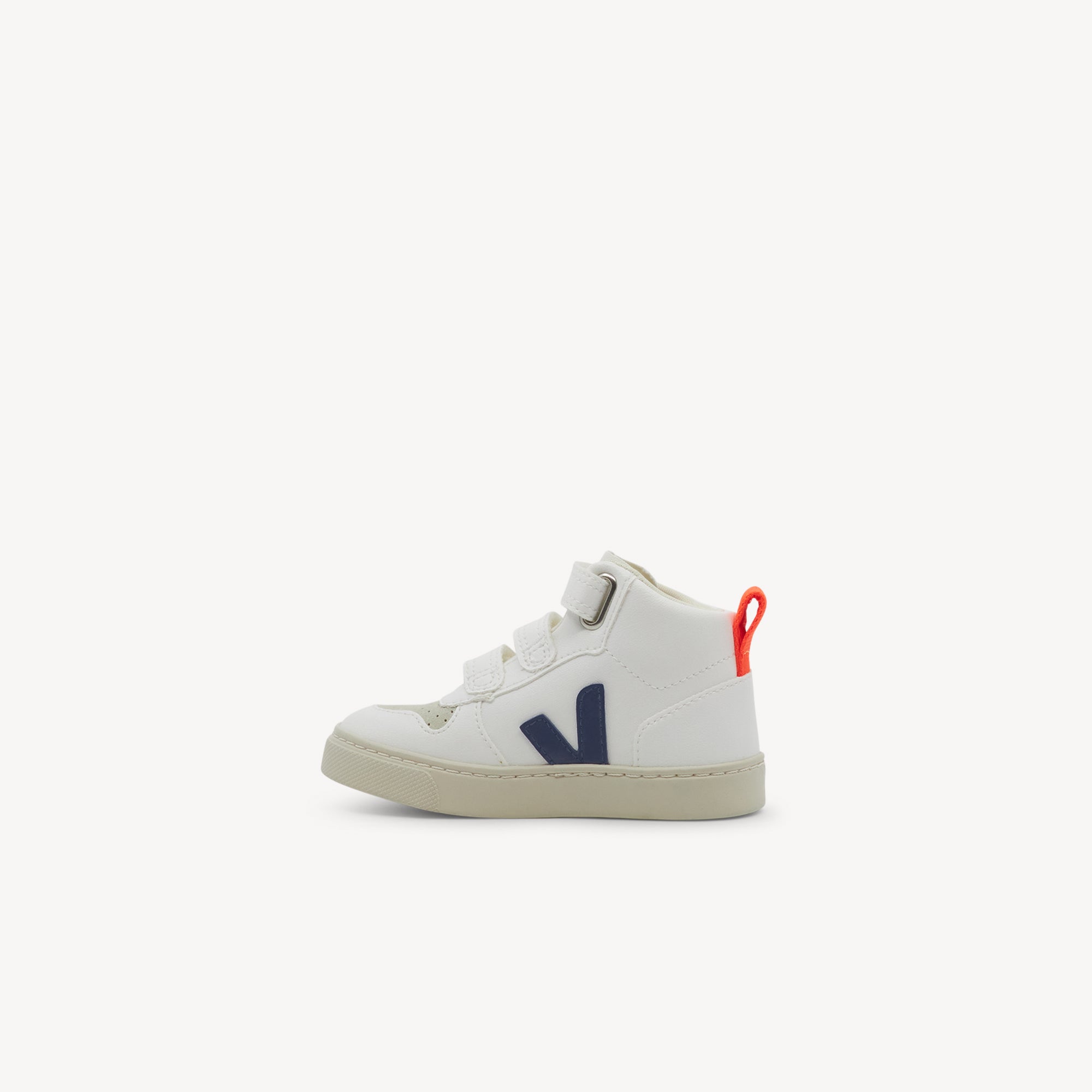 Veja V-10 Mid CWL White / Cobalt / Orange Kids