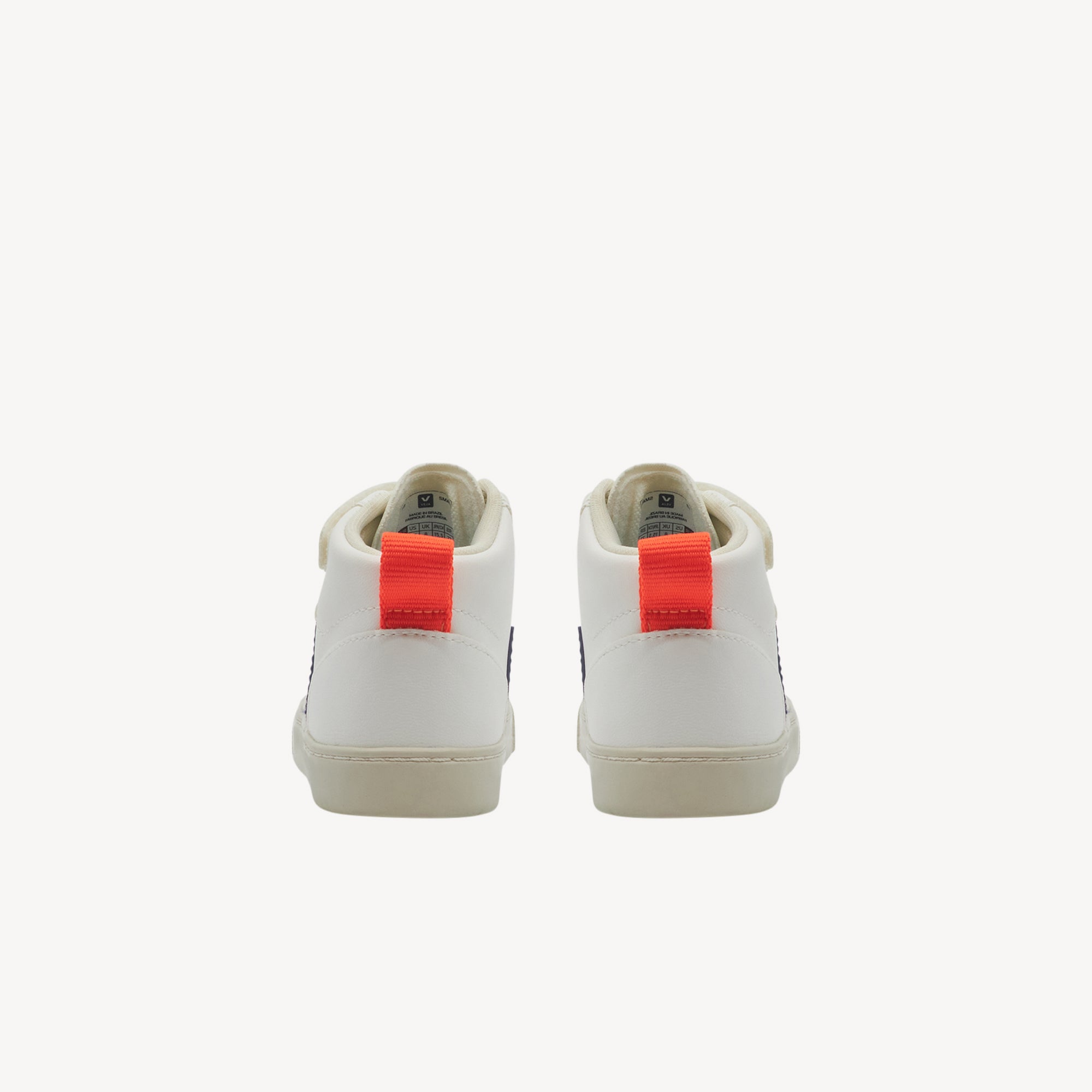 Veja V-10 Mid CWL White / Cobalt / Orange Kids
