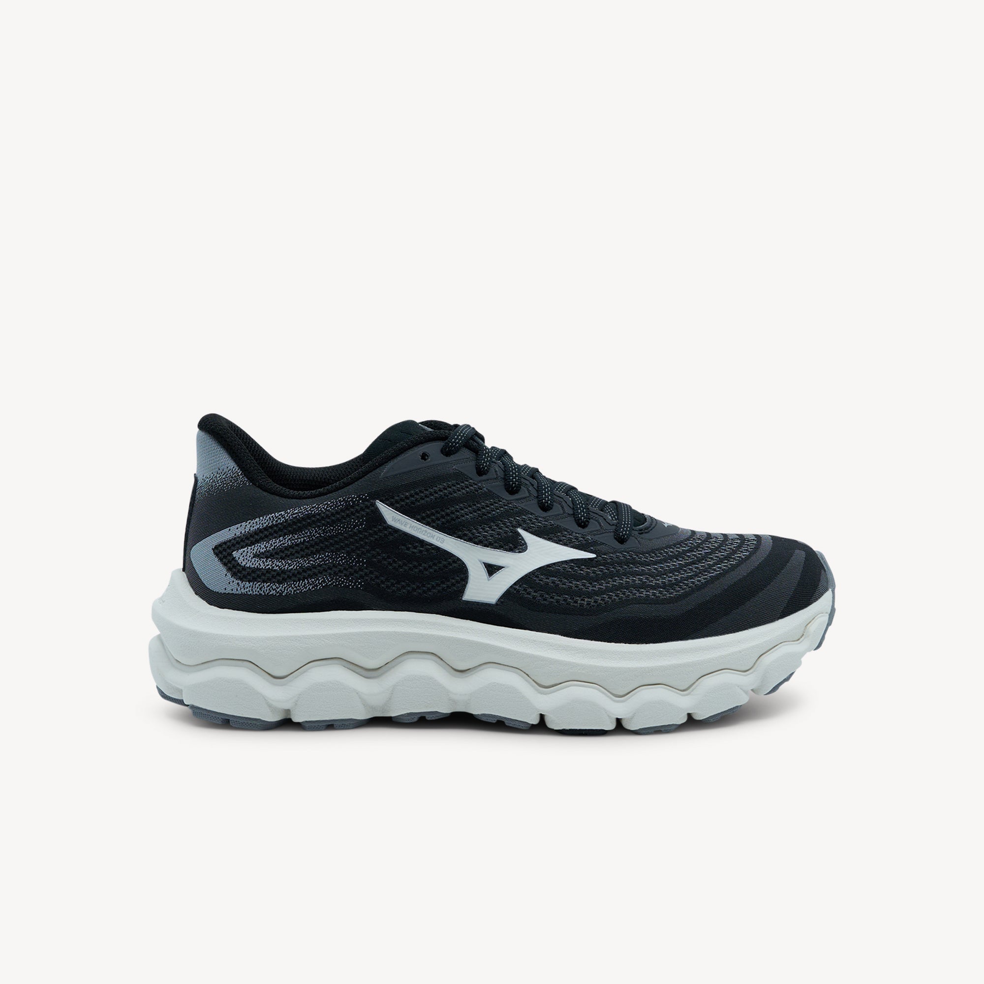 Mizuno Wave Horizon 8 features Foam Wave technology at Profeet Footwear. Maximum stability running shoe for cushioned support and pronation control.