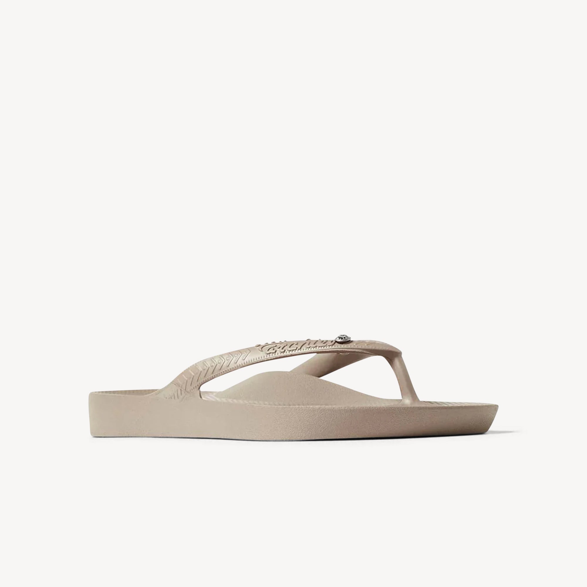 Archies Thongs Crystal Taupe
