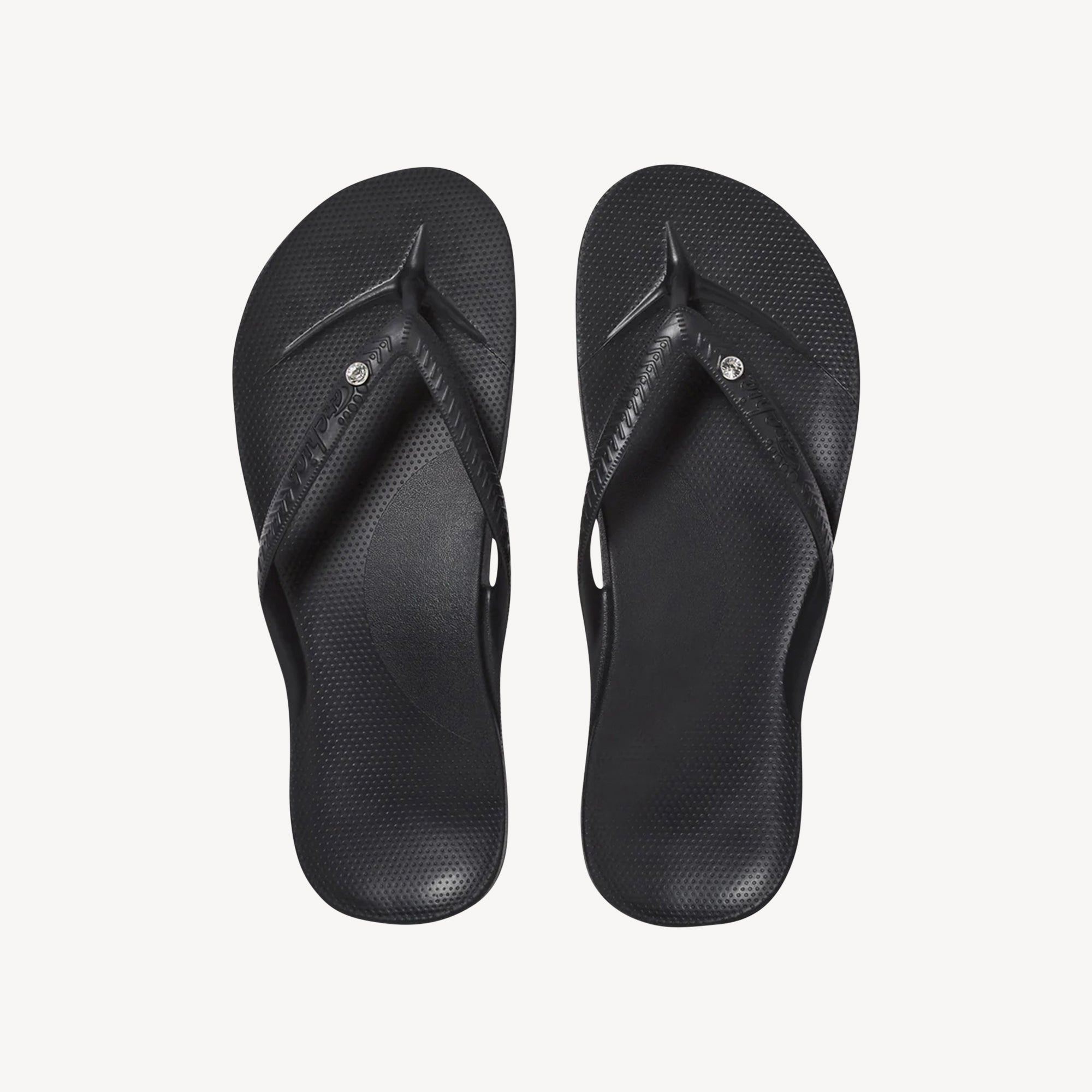 Archies Thongs Crystal Black