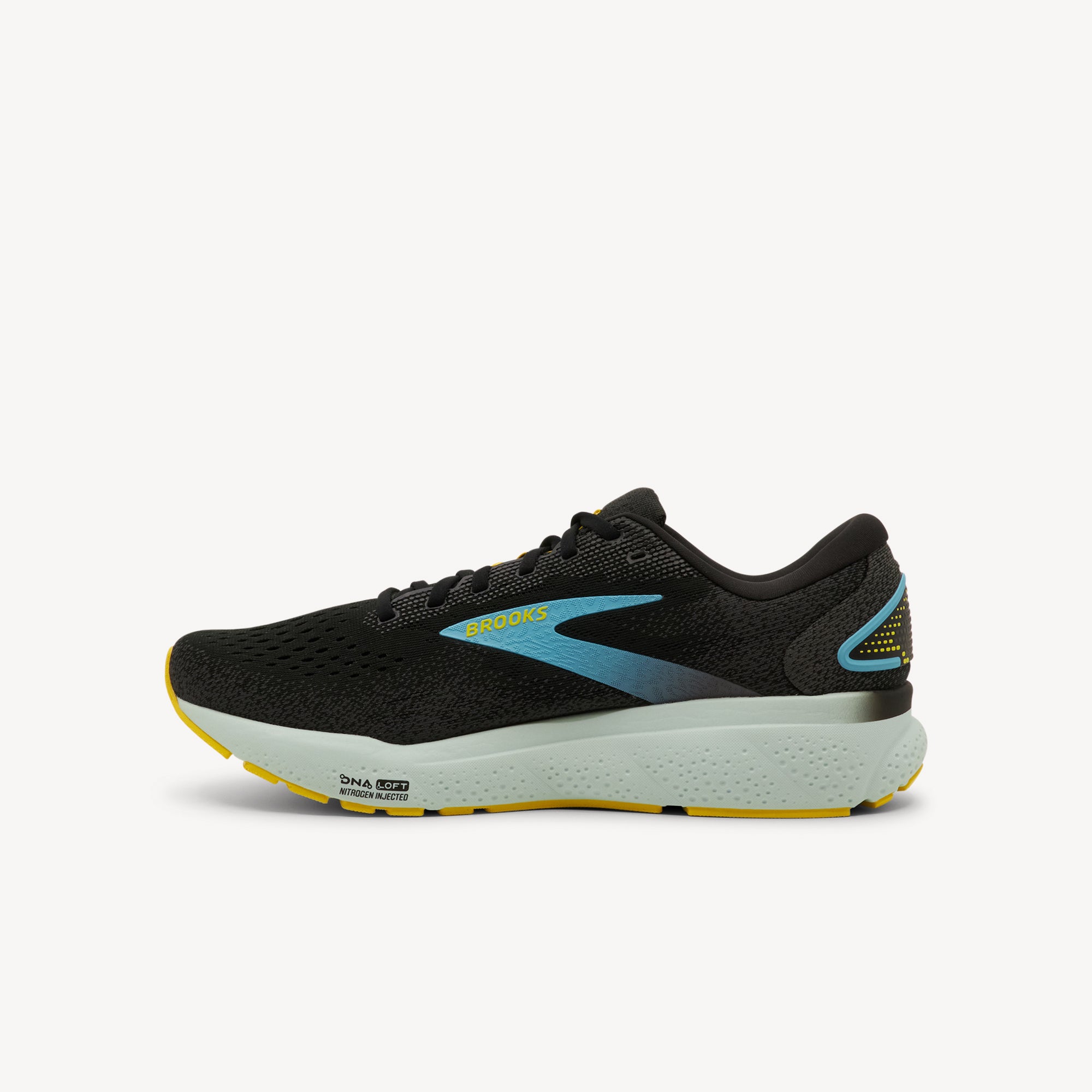 Brooks Ghost 16 Black / Forged Iron / Blue Mens