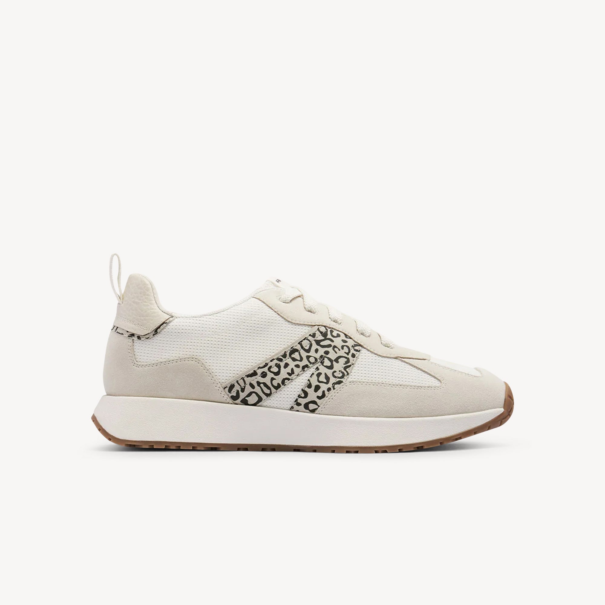 Frankie4 Axel II White / Leopard Print