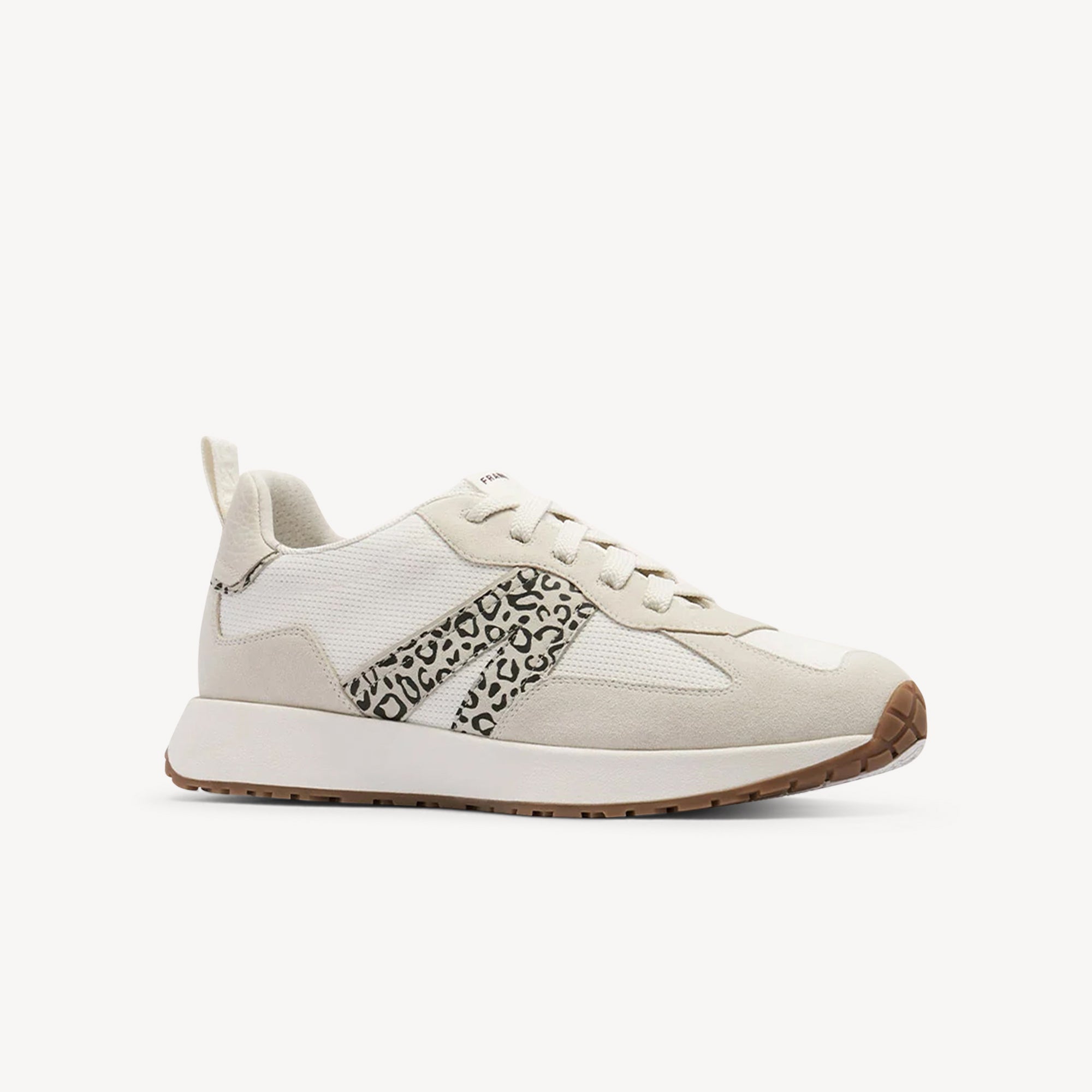 Frankie4 Axel II White / Leopard Print