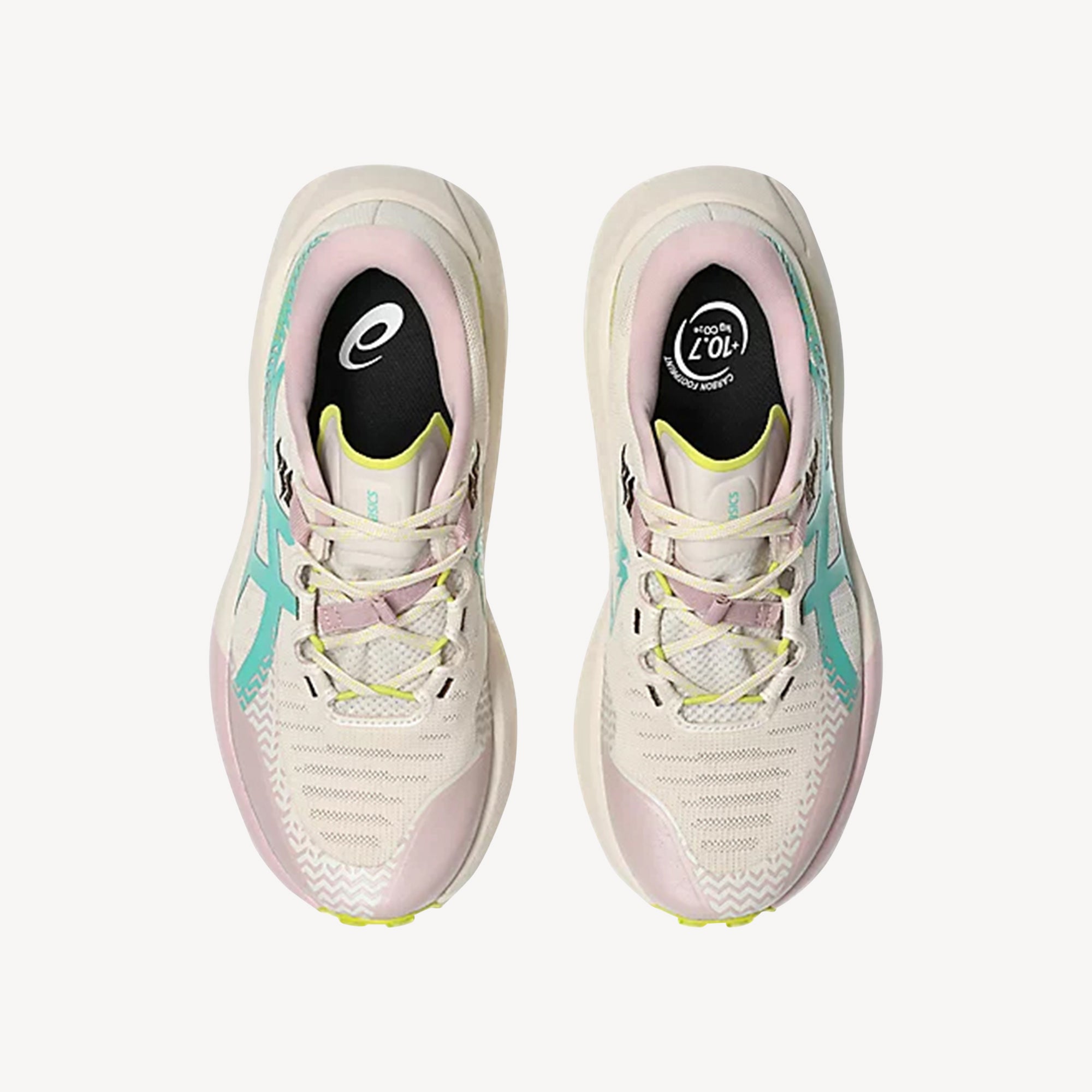 Asics Trabuco Max 5 Mineral Beige / Aurora Green Womens