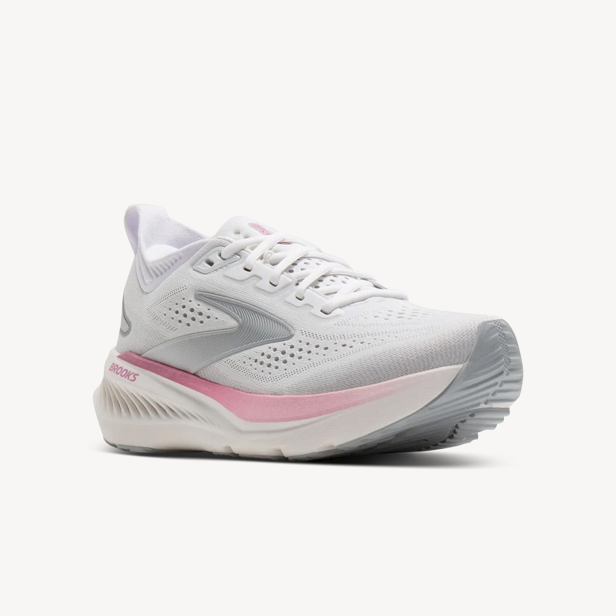 Brooks Glycerin GTS 23 White / Harbour Mist / Metallic Womens