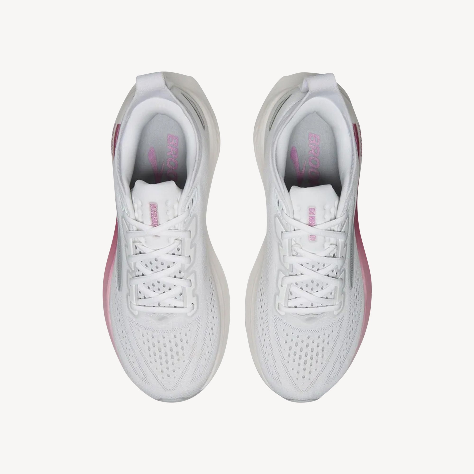 Brooks Glycerin GTS 23 White / Harbour Mist / Metallic Womens