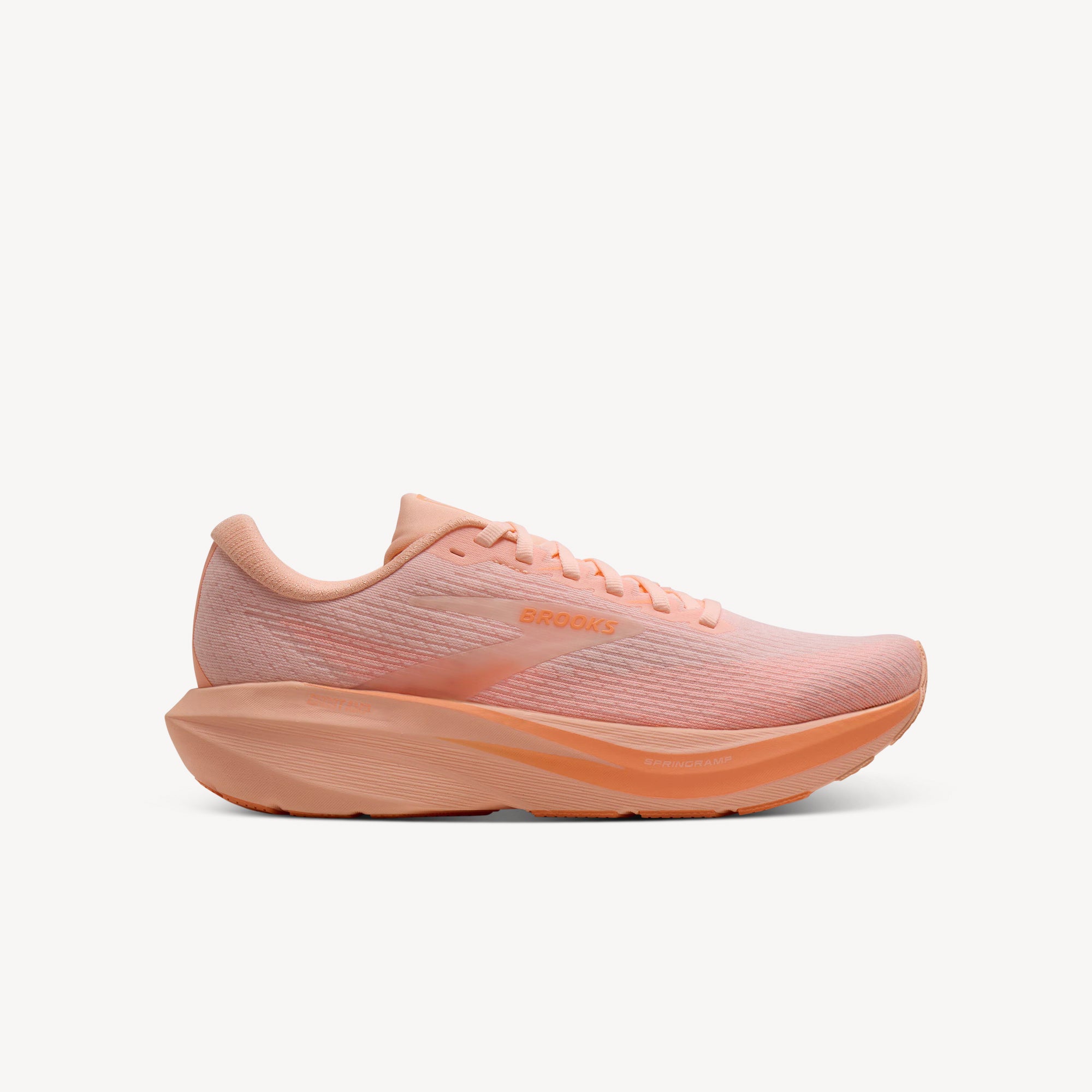 Brooks Ghost Amp Pink/Pink/Fuchsia women's – DNA HYPE foam and SpringRamp forefoot pop for energising road running. Shop now at ProFeet Footwear.