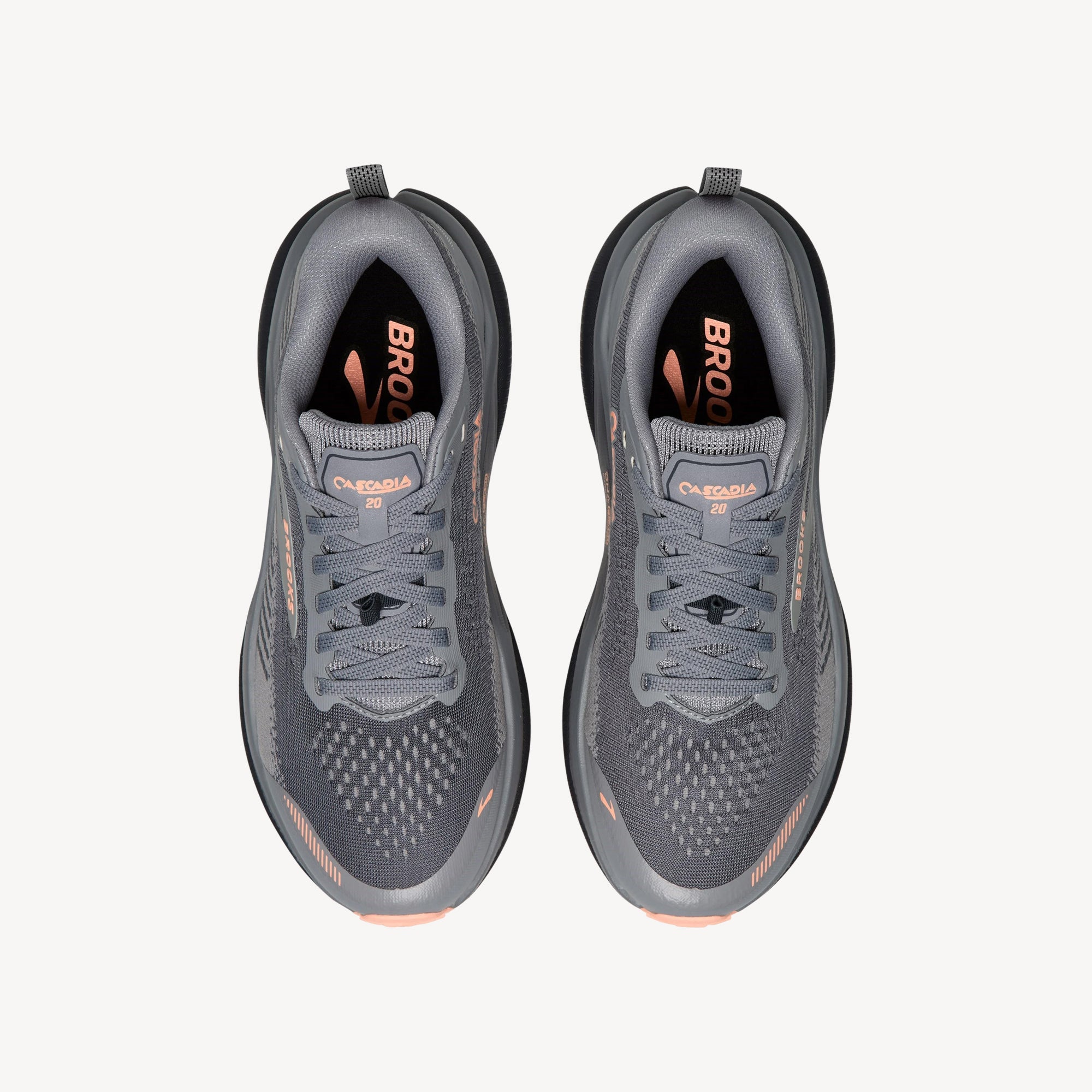Brooks Cascadia 20 Grey / Grey / Peach Womens