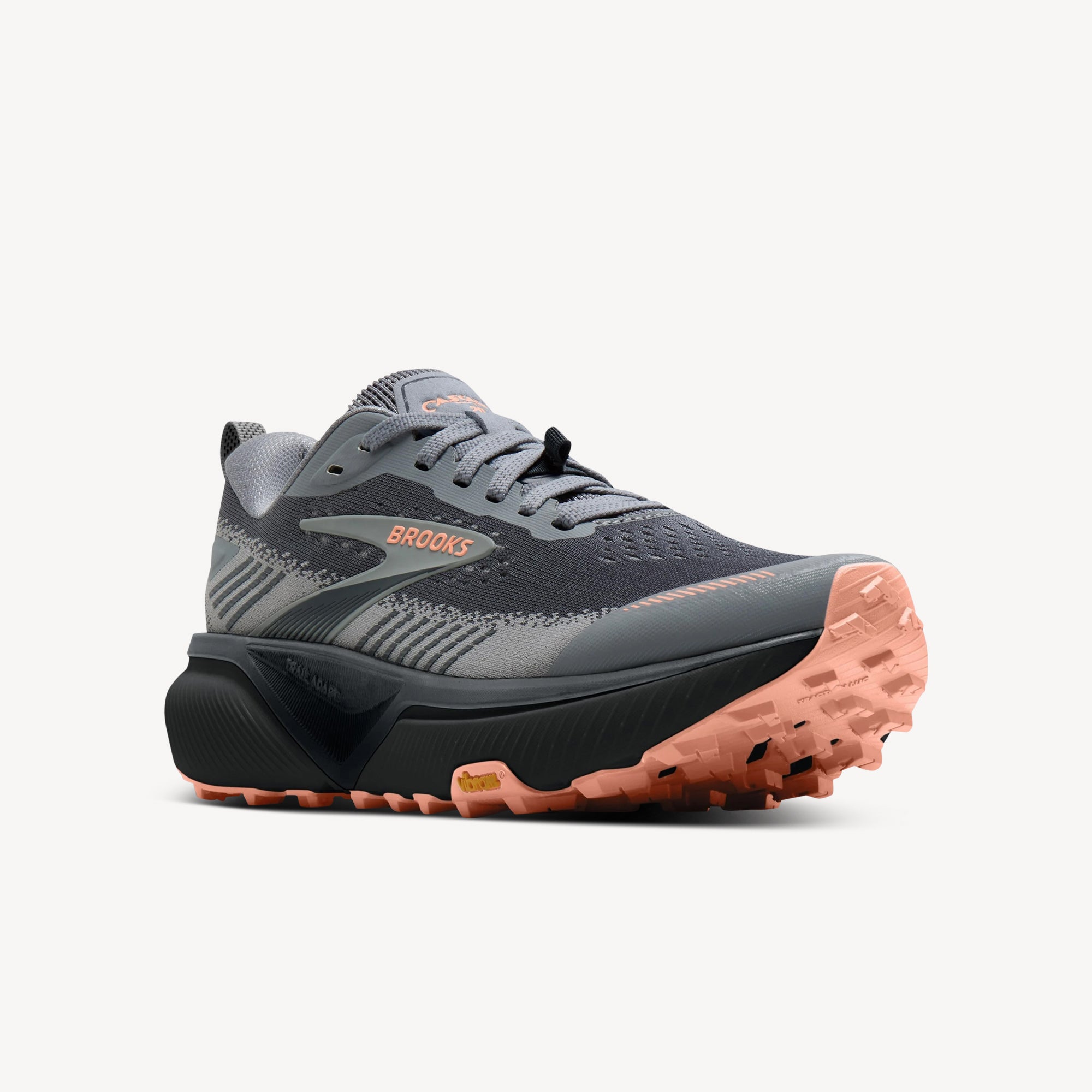 Brooks Cascadia 20 Grey / Grey / Peach Womens