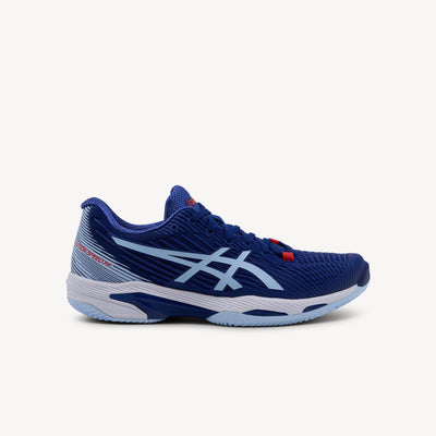 ASICS SOLUTION SPEED FF 2 CLAY features lightweight agility and clay-specific traction at Profeet Footwear. Purpose-built tennis shoe. Expert-fitted.