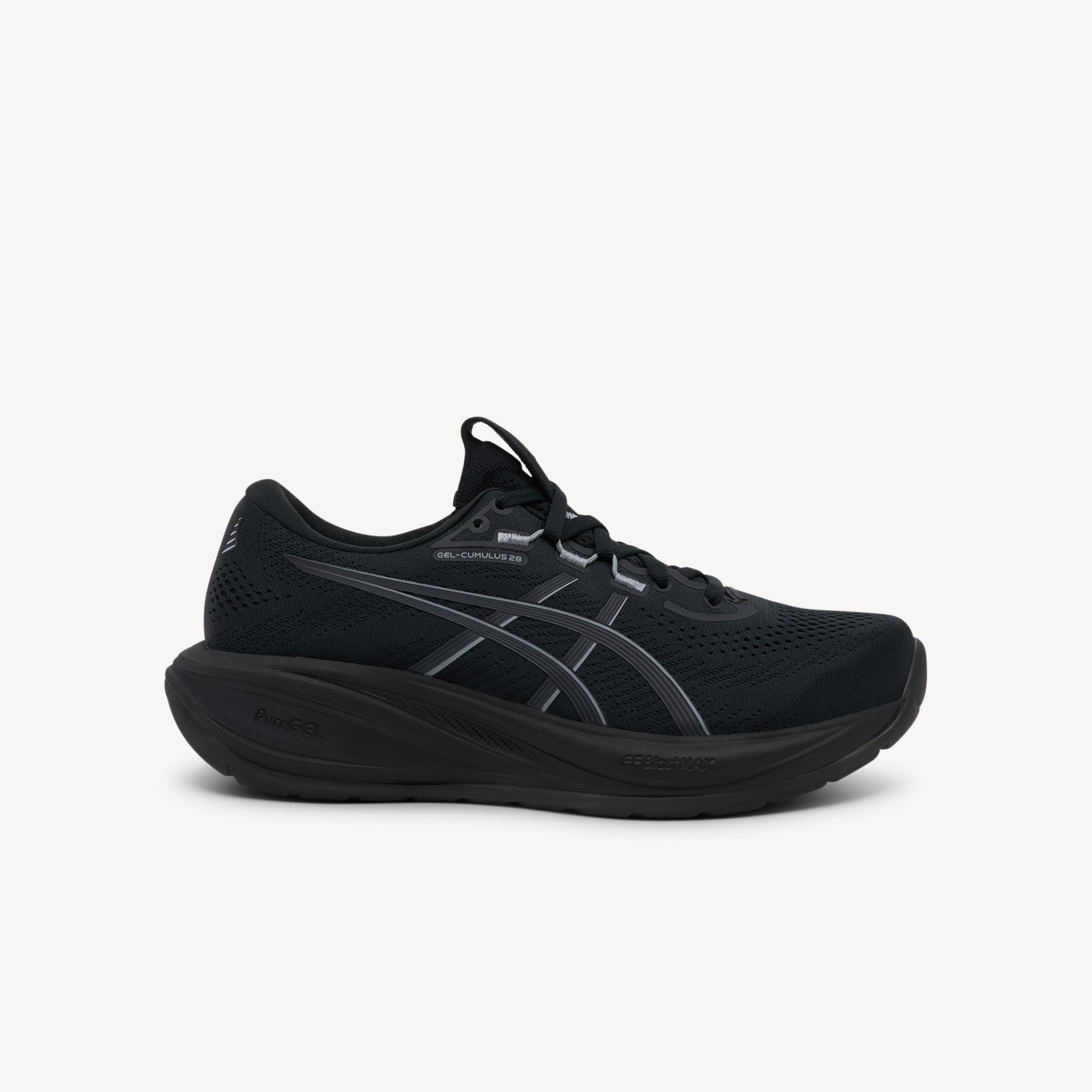 ASICS GEL-CUMULUS 28 features reliable cushioning and versatile performance at Profeet Footwear. Purpose-built running shoe. Expert-fitted.