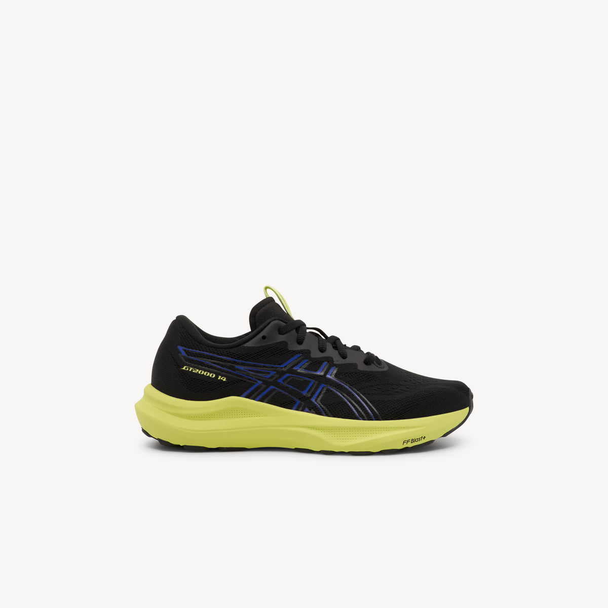 NEW ASICS men\'s gt 2000 14 shoes in black/cobalt burst asics-gt-2000-14-1011c056-  main image 4