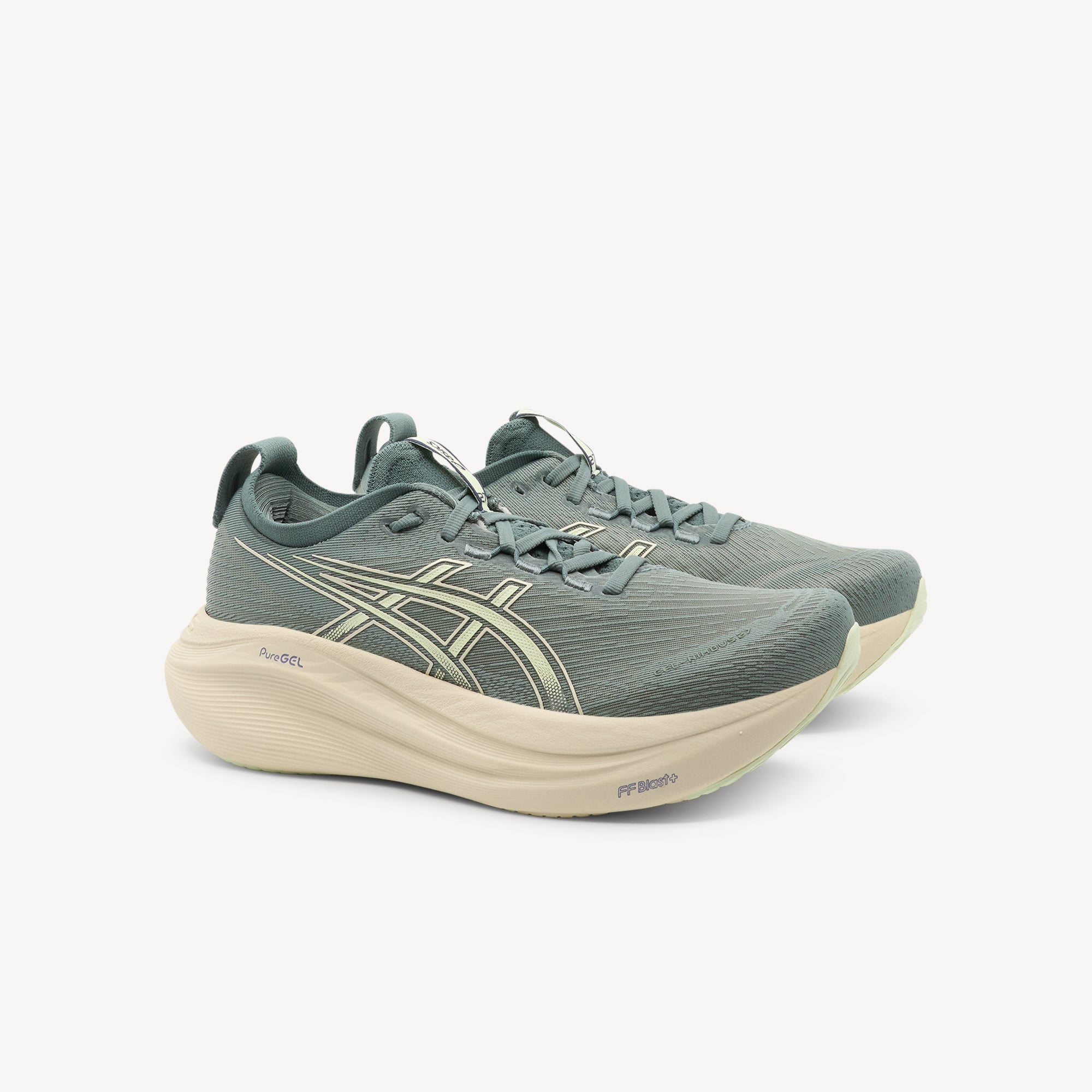 Asics Gel-Nimbus 27 Monument Blue / Whisper Green Womens