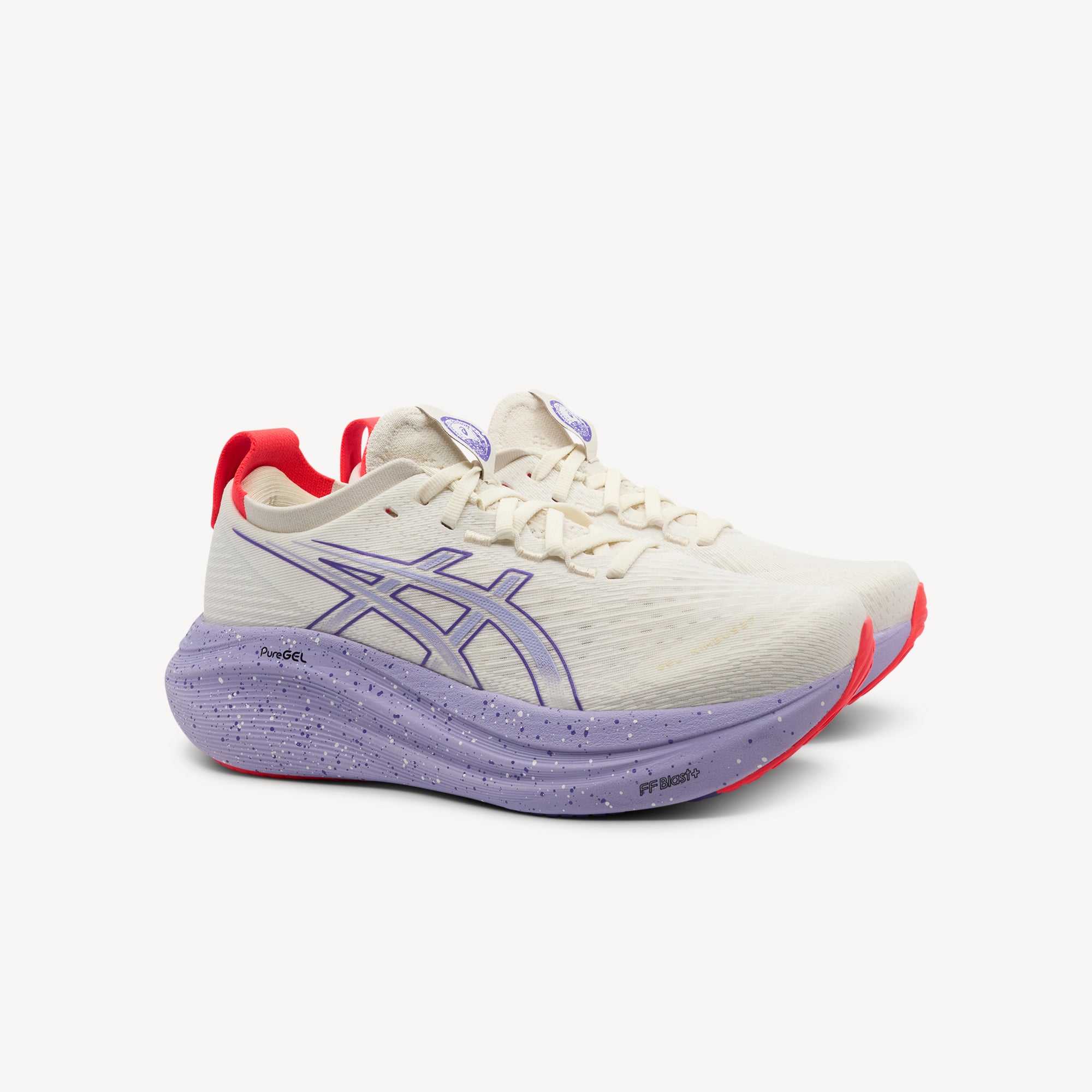 Asics Gel Nimbus 27 Tokyo Cream / Edo Purple Womens