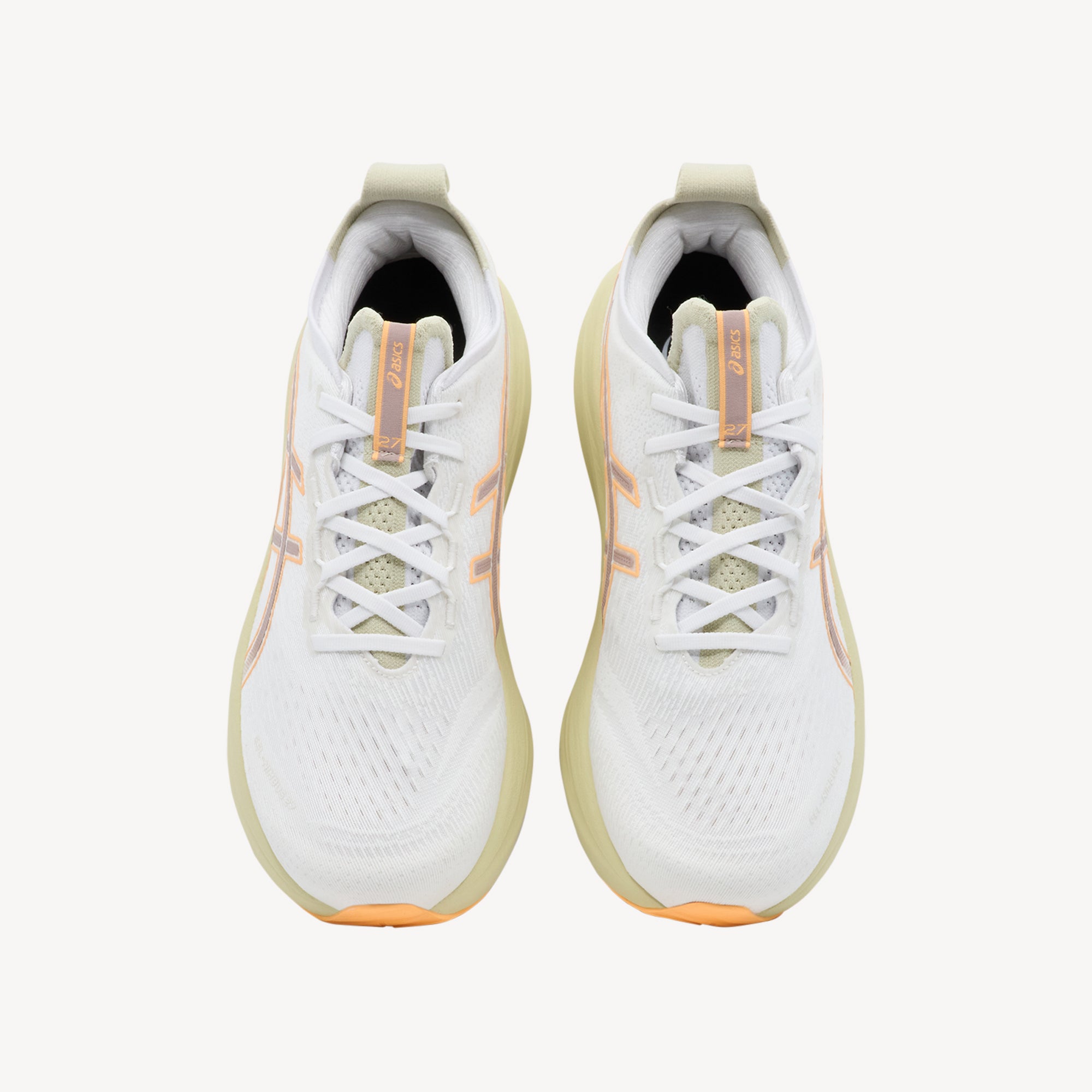 Asics Gel Nimbus 27 White / Fawn Mens