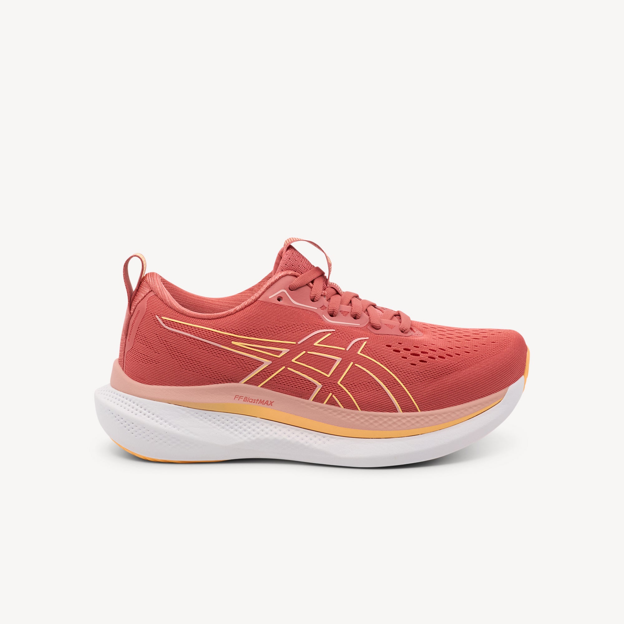 Asics Glideride Max Dark Pink Clay / Orange Glow Womens