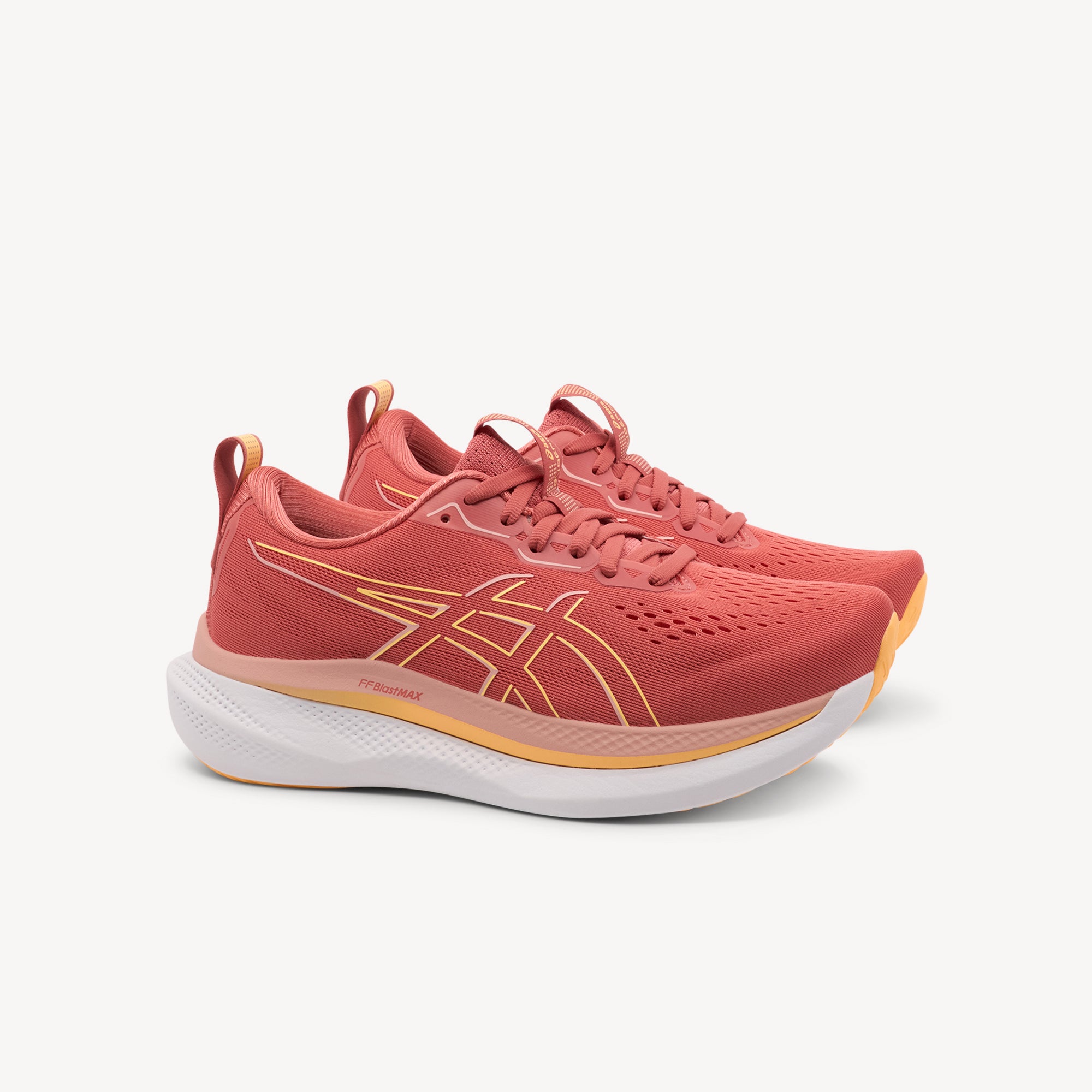 Asics Glideride Max Dark Pink Clay / Orange Glow Womens