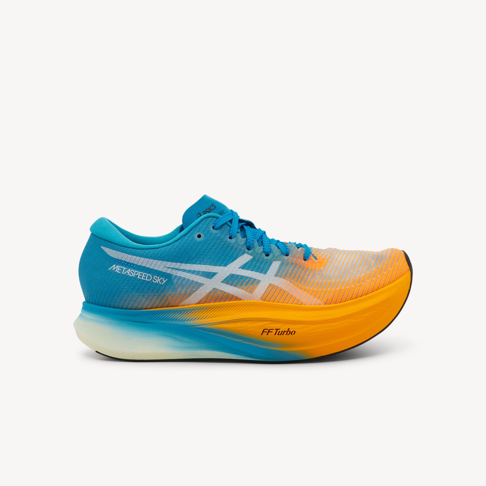 Asics Metaspeed Sky+ Orange Pop / Island Blue Mens