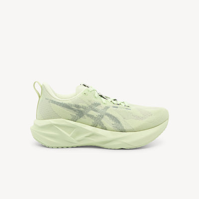 ASICS NOVABLAST 5 features energetic cushioning and responsive bounce at Profeet Footwear. Purpose-built running shoe for women. Expert-fitted.
