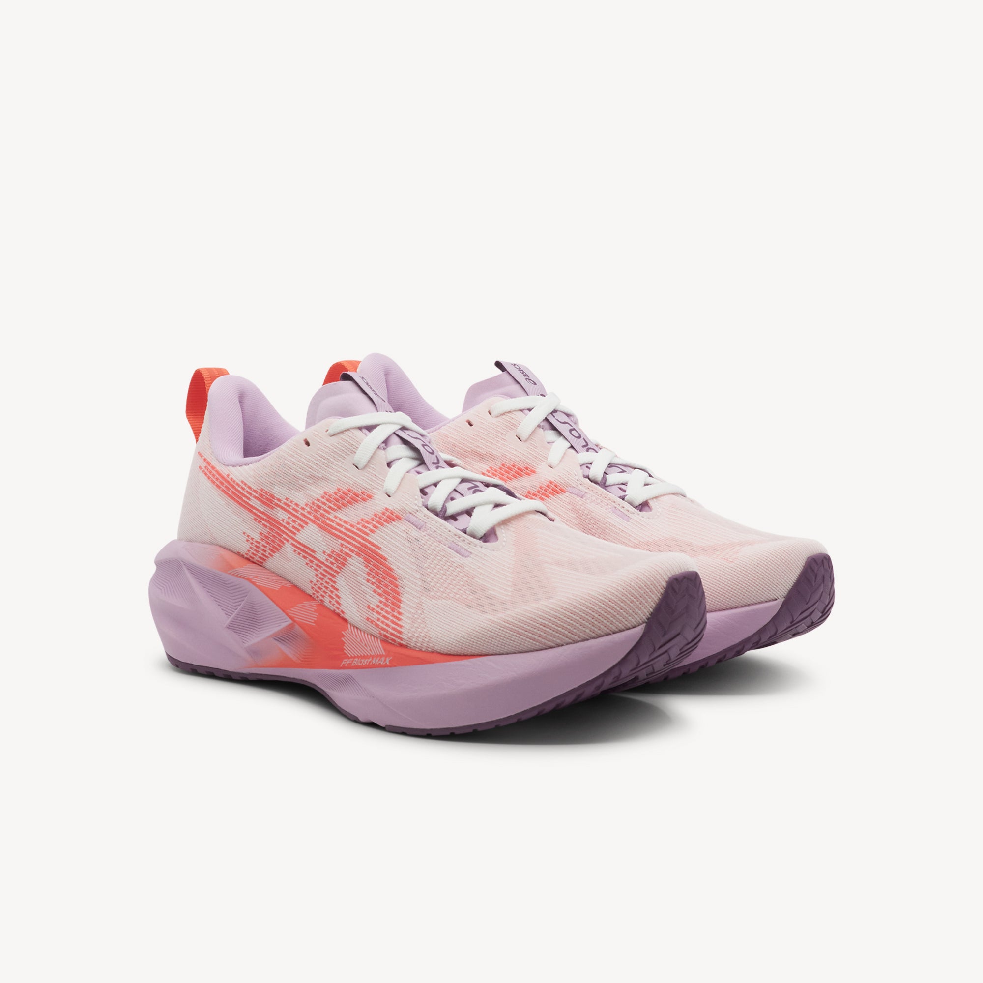 Asics Novablast 5 White / Coral Reef Womens