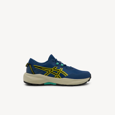ASICS PRE VENTURE 11 GS features reliable traction and durable protection at Profeet Footwear. Purpose-built trail shoe for kids. Expert-fitted.