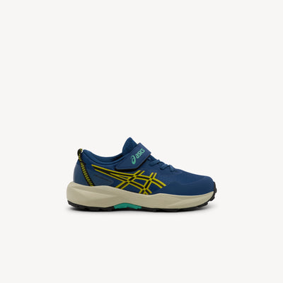 ASICS PRE VENTURE 11 PS features reliable traction and easy-on closure at Profeet Footwear. Purpose-built trail shoe for preschoolers. Expert-fitted.