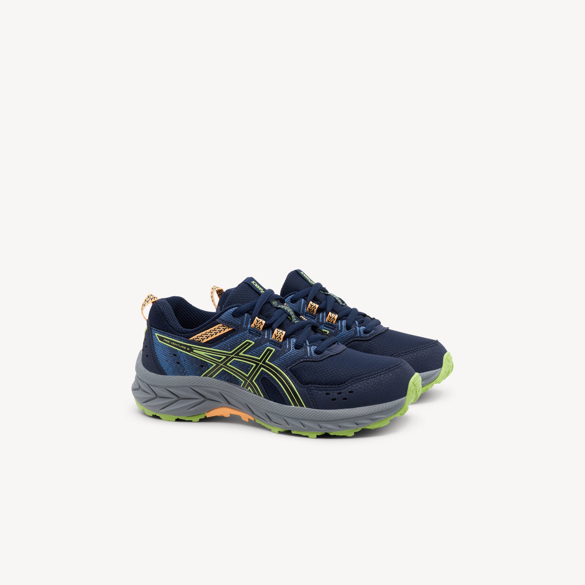 Asics Pre Venture 9 GS Midnight / Lime Green Kids
